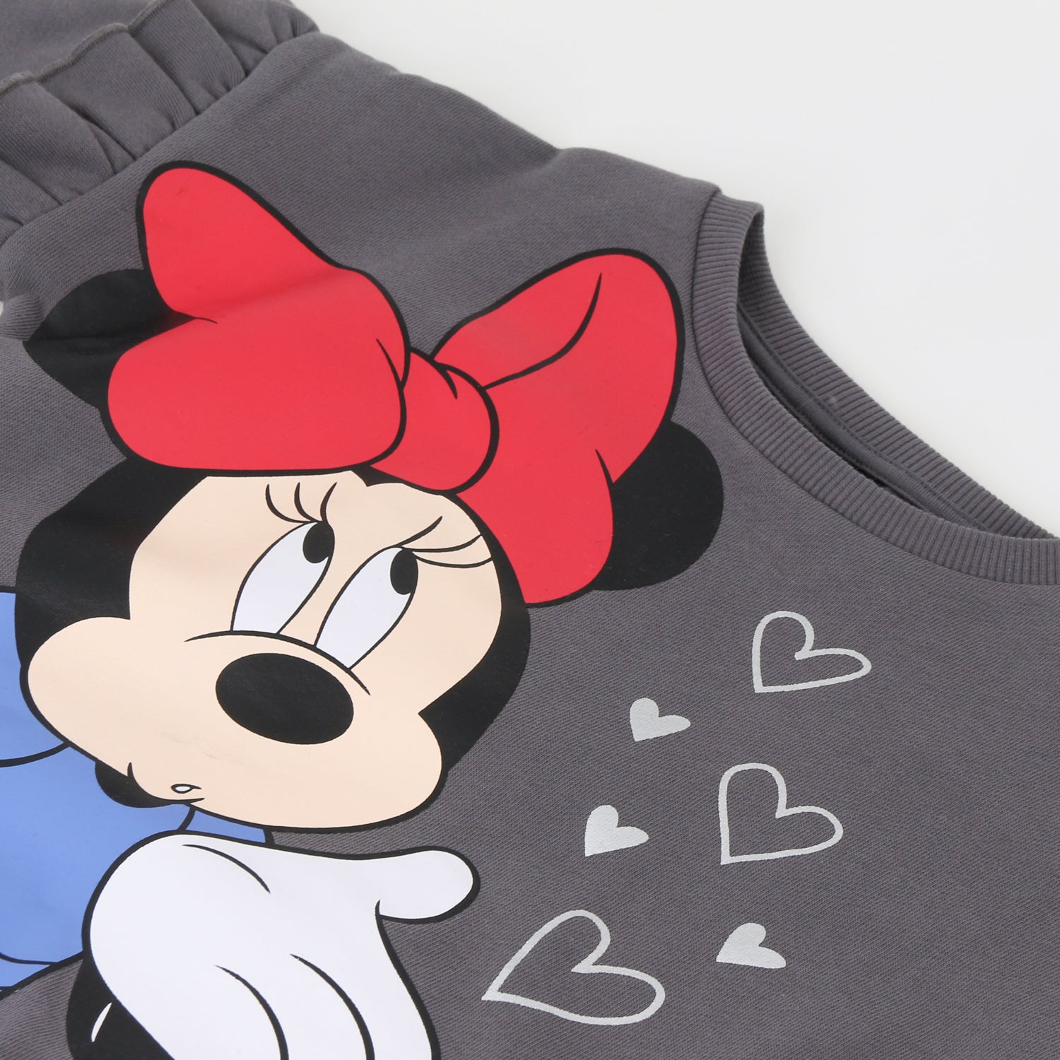 Conjunto Buzo Niña Vuelos Minnie Gris Disney - Conjuntos Chile | The Brands Club cl