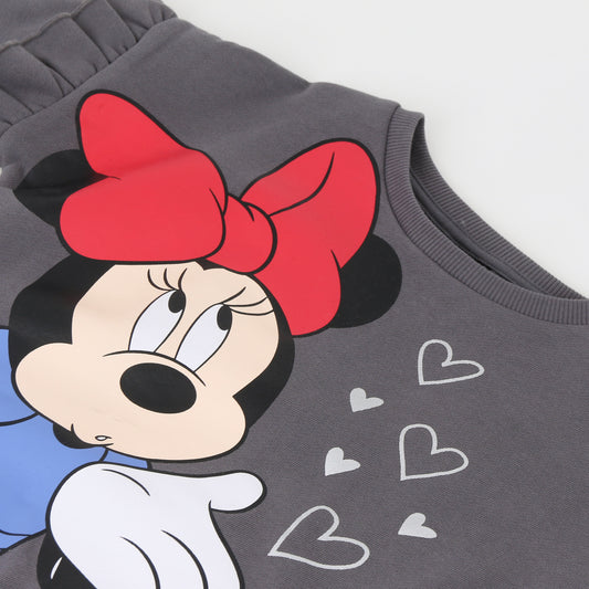 Conjunto Buzo Niña Vuelos Minnie Gris Disney - Conjuntos Chile | The Brands Club cl