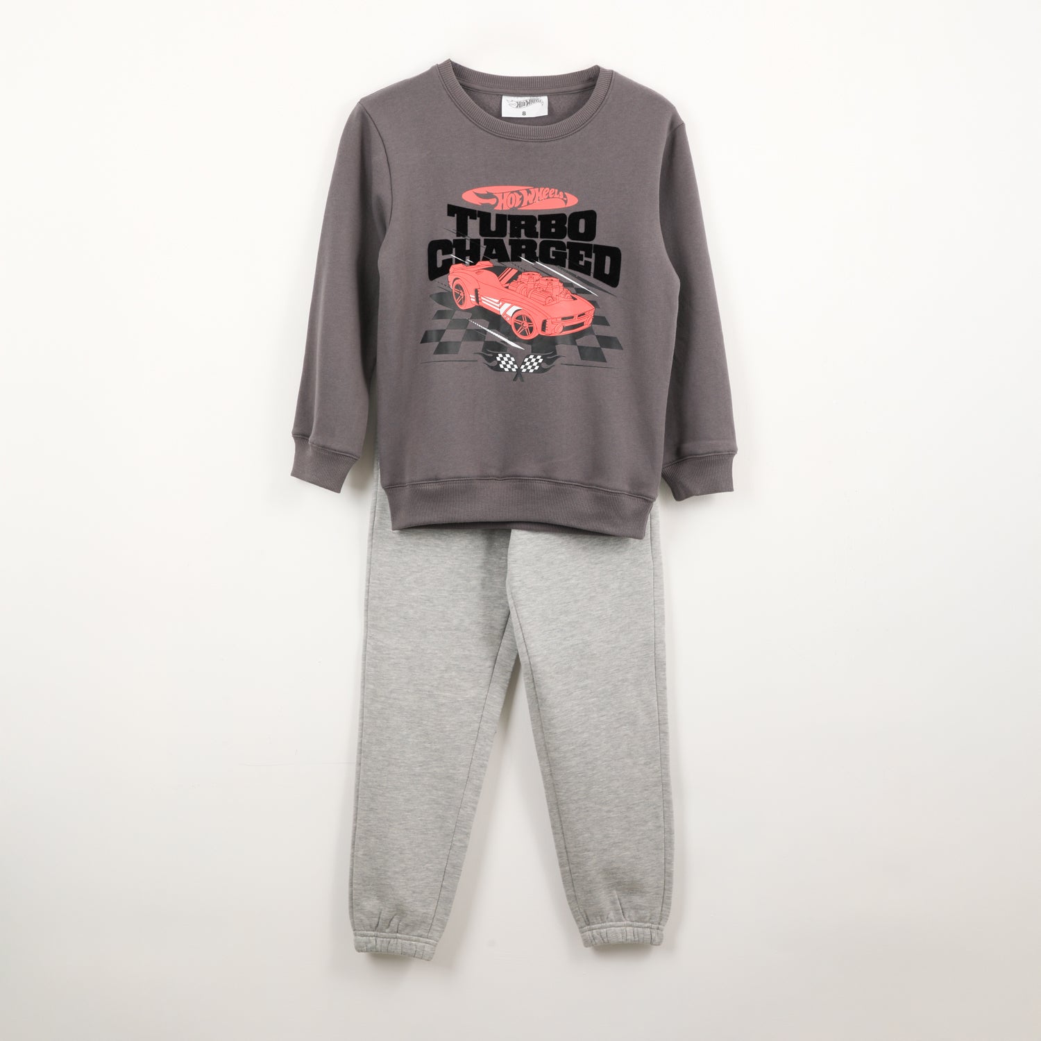 Conjunto Buzo Niño Turbo Charged Gris Hot Wheels - Conjuntos Chile | The Brands Club cl