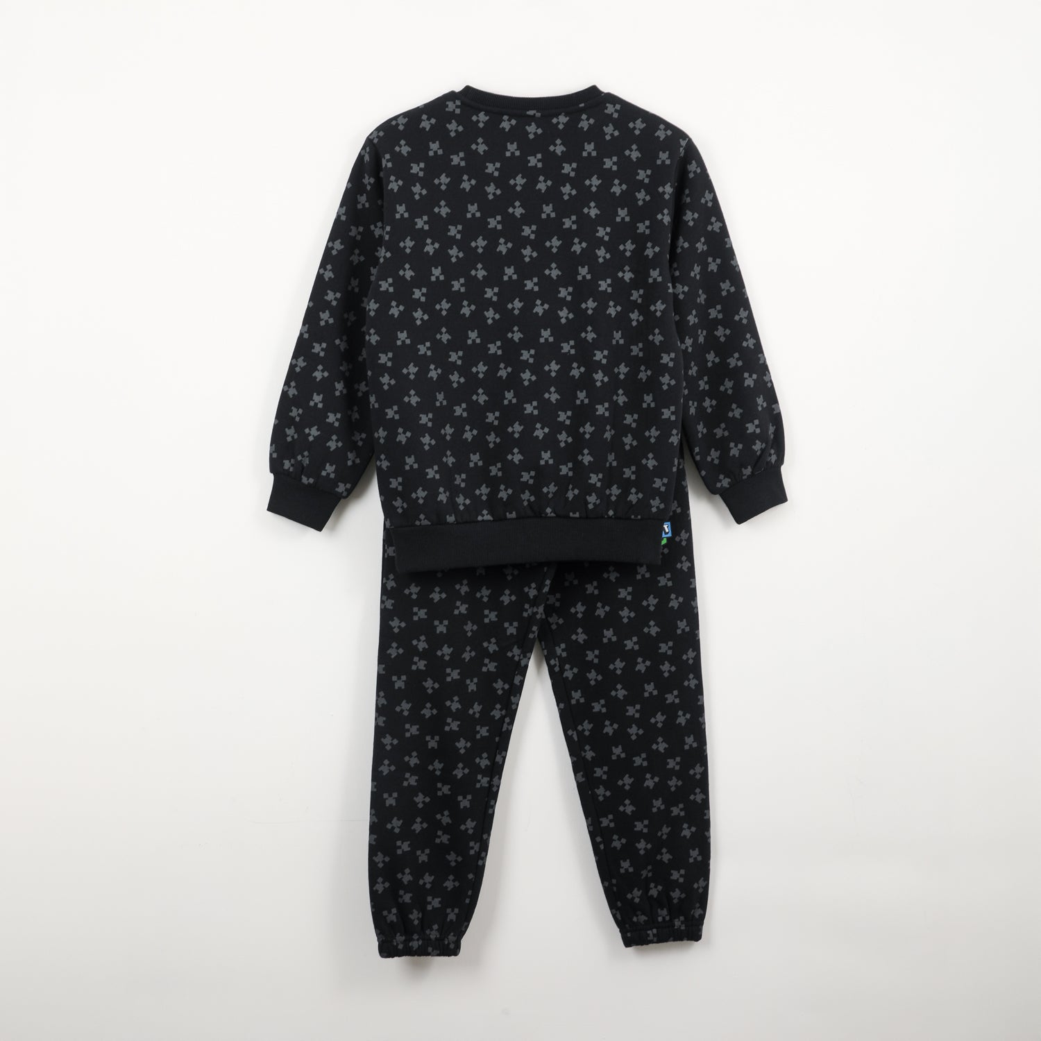 Conjunto Buzo Niño Full Print Creeper Face Negro Minecraft - Conjuntos Chile | The Brands Club cl