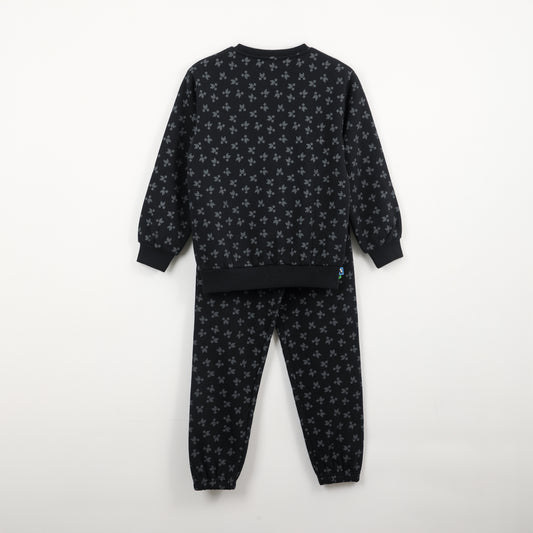 Conjunto Buzo Niño Full Print Creeper Face Negro Minecraft - Conjuntos Chile | The Brands Club cl