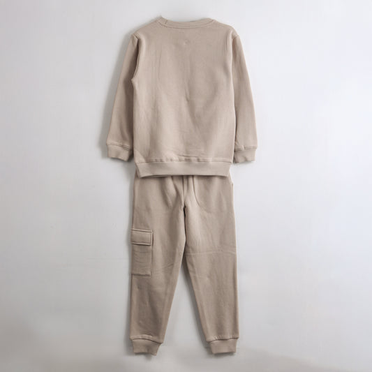 Conjunto Buzo Niño Spider Sense Spiderman Beige Marvel - Conjuntos Chile | The Brands Club cl