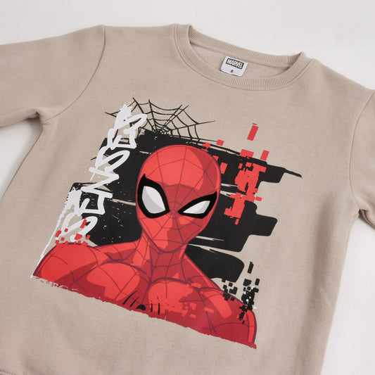 Conjunto Buzo Niño Spider Sense Spiderman Beige Marvel - Conjuntos Chile | The Brands Club cl