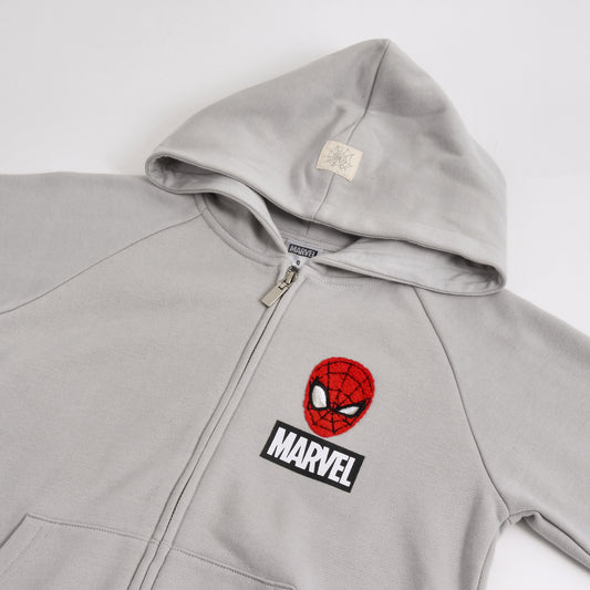 Conjunto Buzo Niño Hoodie Back Print Spiderman Gris Marvel - Conjuntos Chile | The Brands Club cl