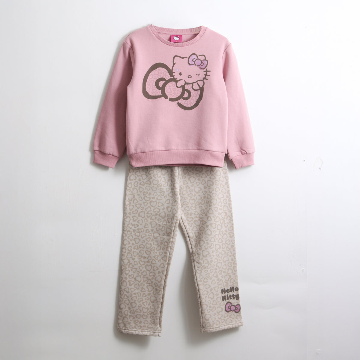 Conjunto Buzo Niña Moño Rosado Hello Kitty - Conjuntos Chile | The Brands Club cl