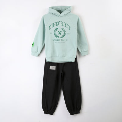 Conjunto Buzo Niño Minecraft Sports Club Verde