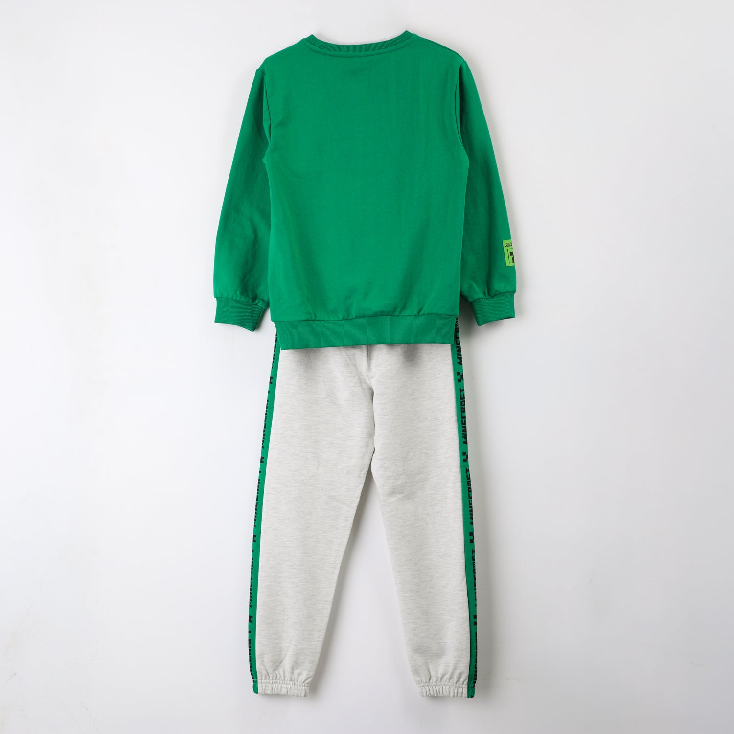 Conjunto Buzo Niño Miners Verde Minecraft