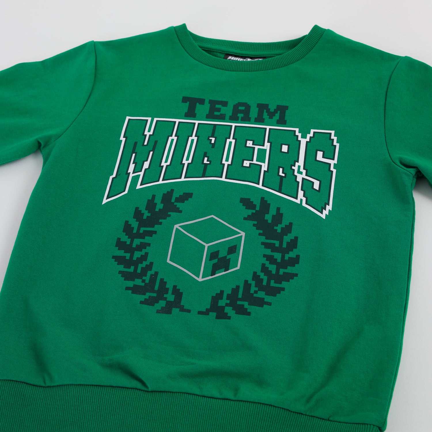 Conjunto Buzo Niño Miners Verde Minecraft