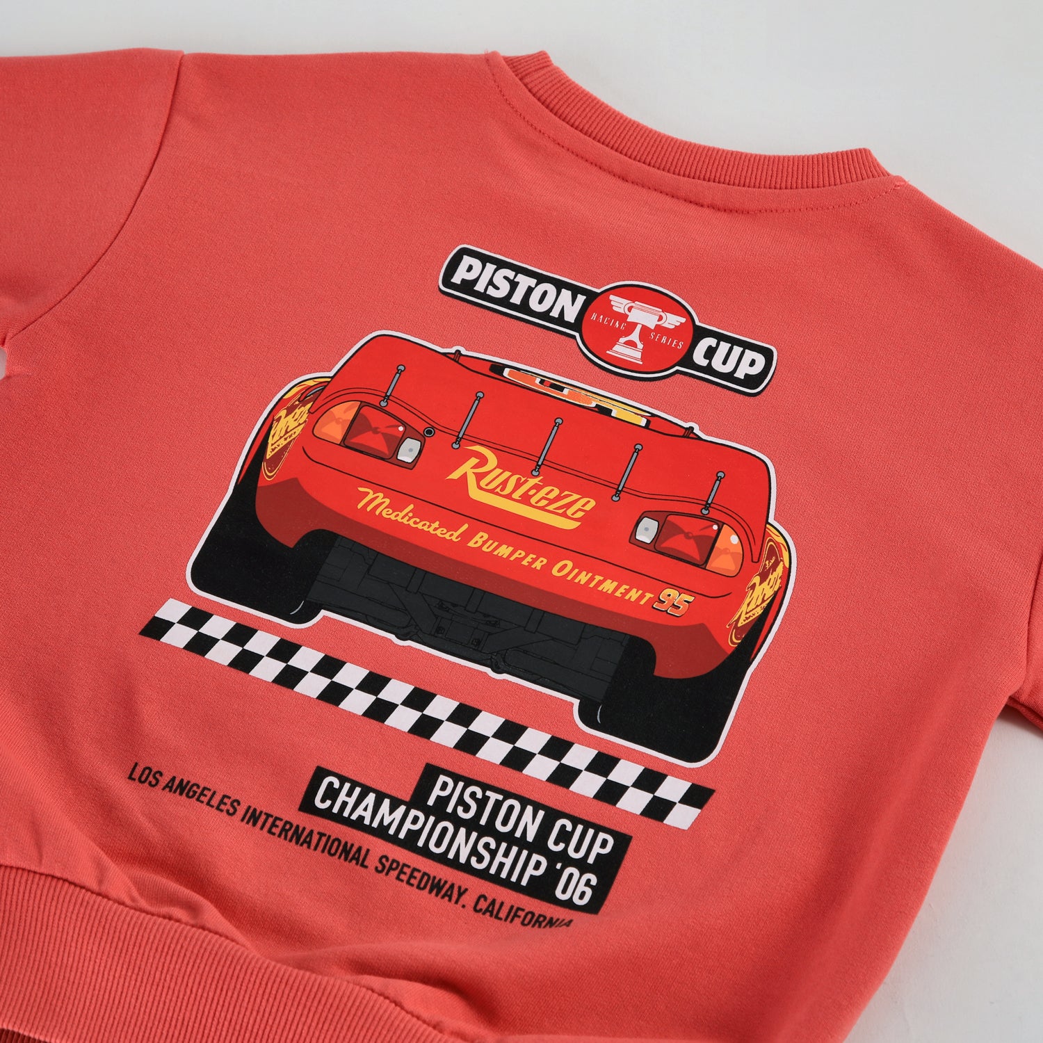 Conjunto Buzo Niño Back Print Cars Rojo Disney