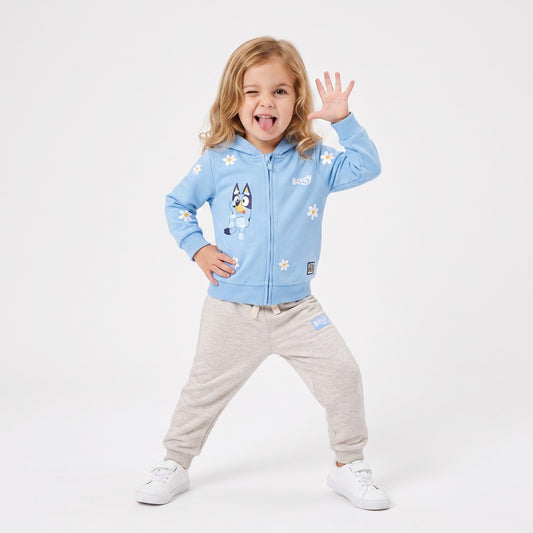 Conjunto Buzo Niña Bluey Margaritas Celeste - Buzos Chile | The Brands Club cl