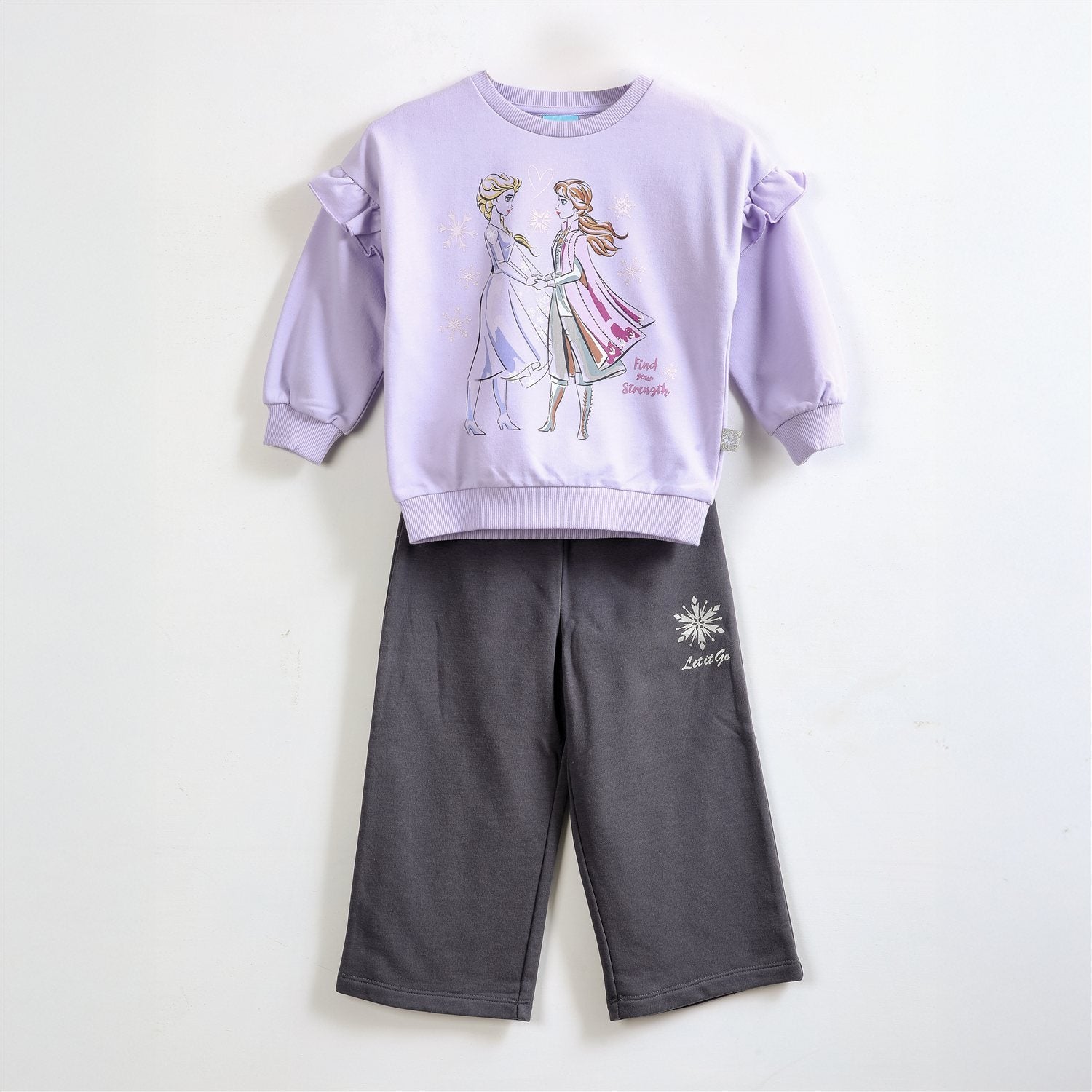 Conjunto Buzo Niña Vuelos Frozen Morado Disney