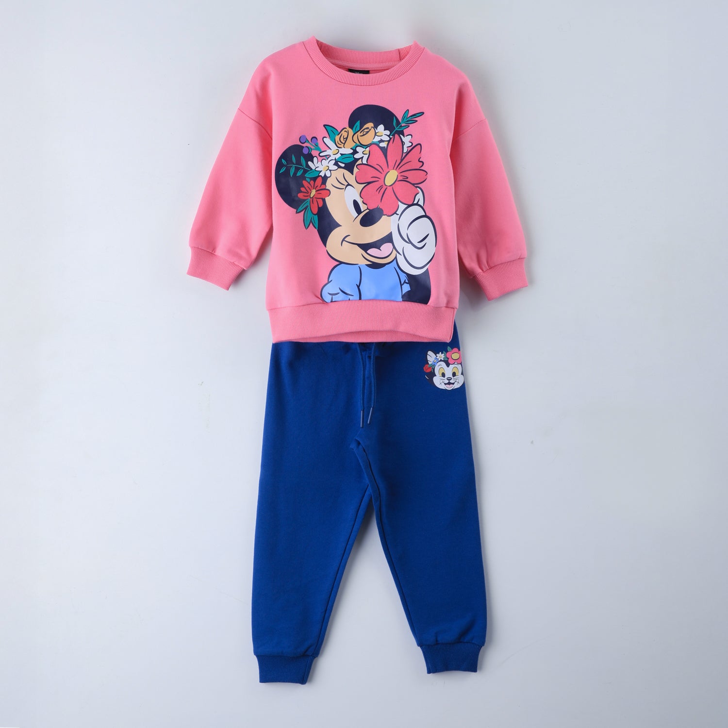 Conjunto Buzo Niña Minnie Rosado Disney