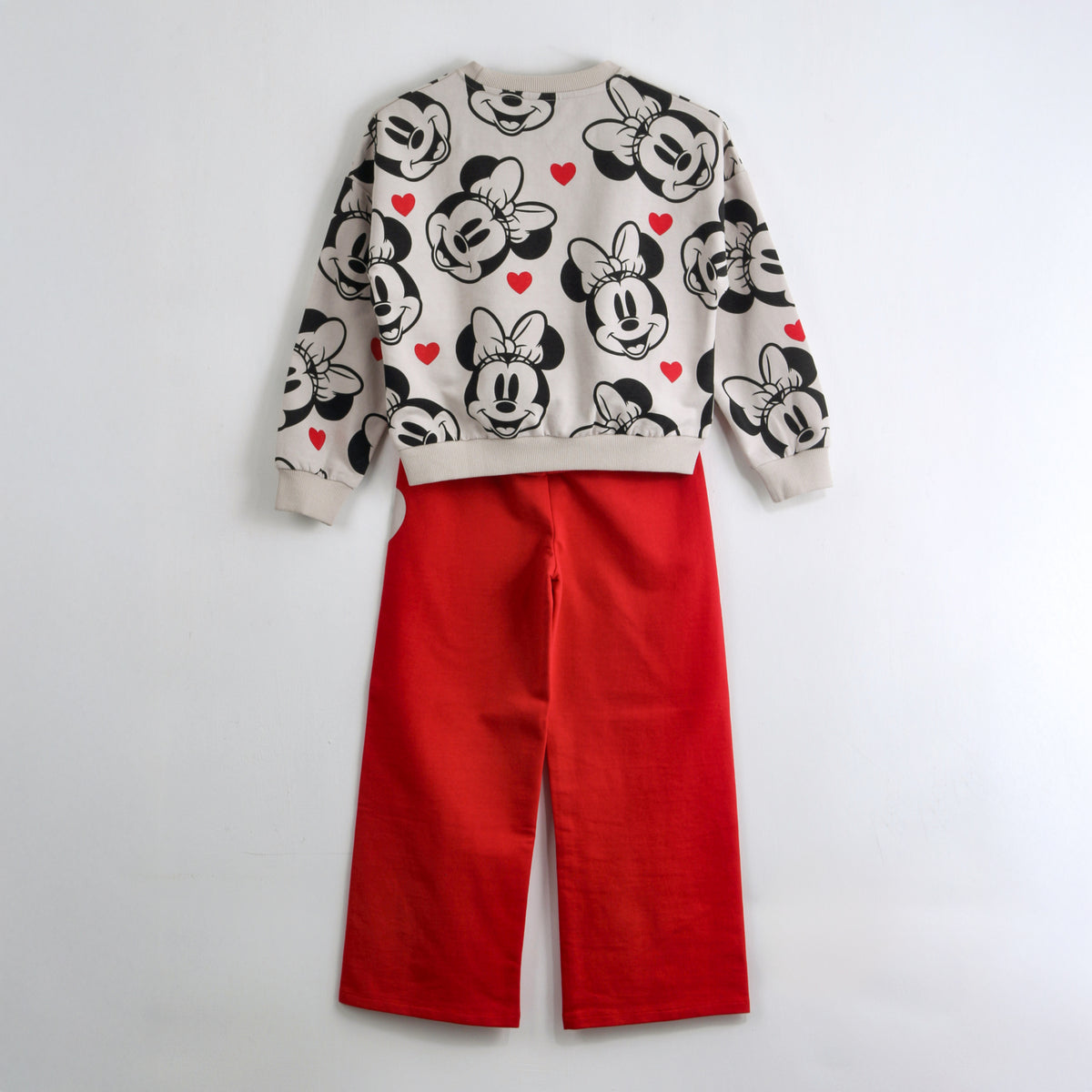Conjunto Buzo Niña Full Print Minnie Beige Disney - Buzos Chile | The Brands Club cl