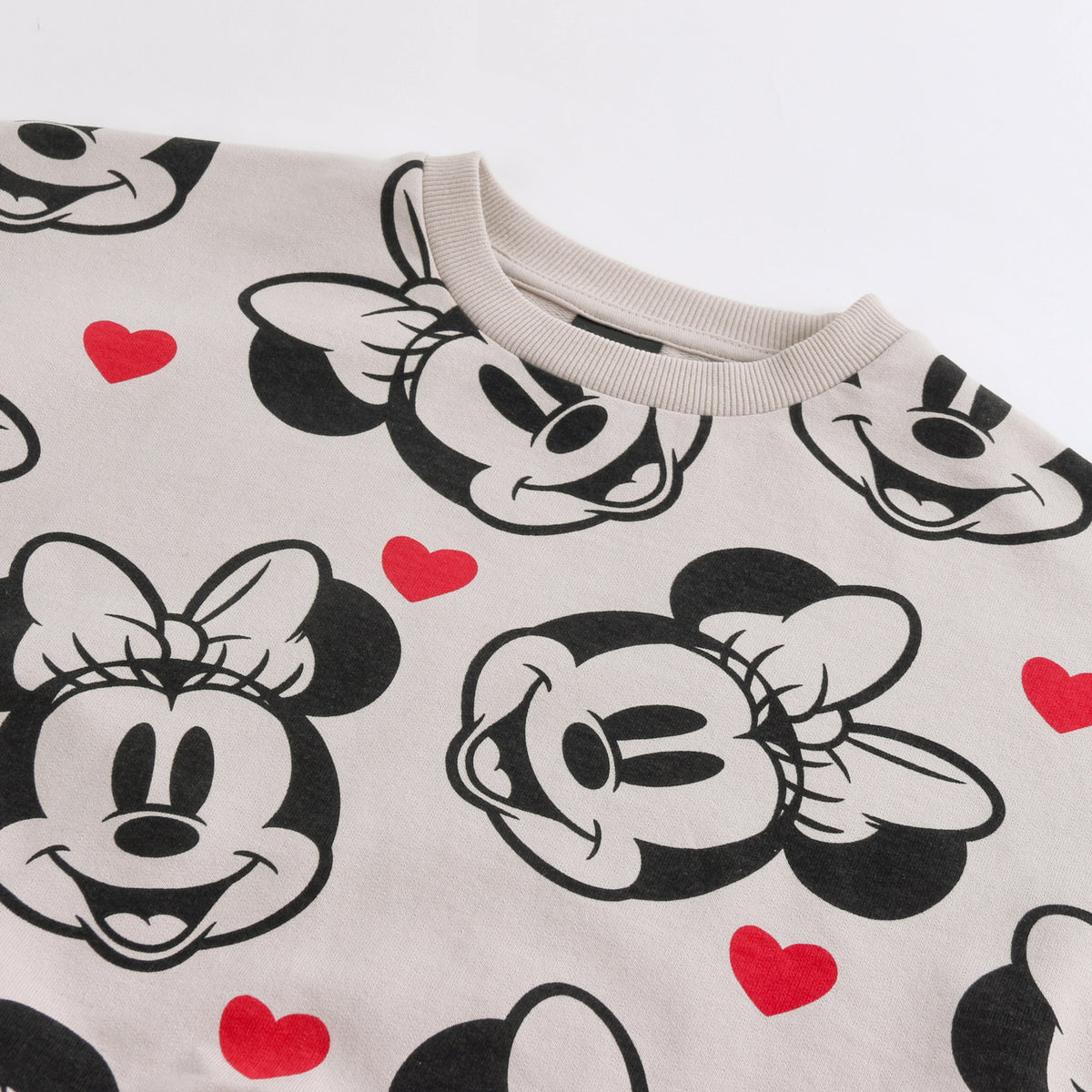 Conjunto Buzo Niña Full Print Minnie Beige Disney - Buzos Chile | The Brands Club cl