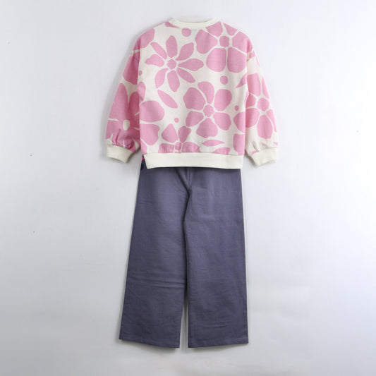 Conjunto Buzo Niña Flores Minnie Blanco Disney - Buzos Chile | The Brands Club cl