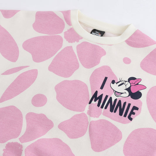 Conjunto Buzo Niña Flores Minnie Blanco Disney - Buzos Chile | The Brands Club cl