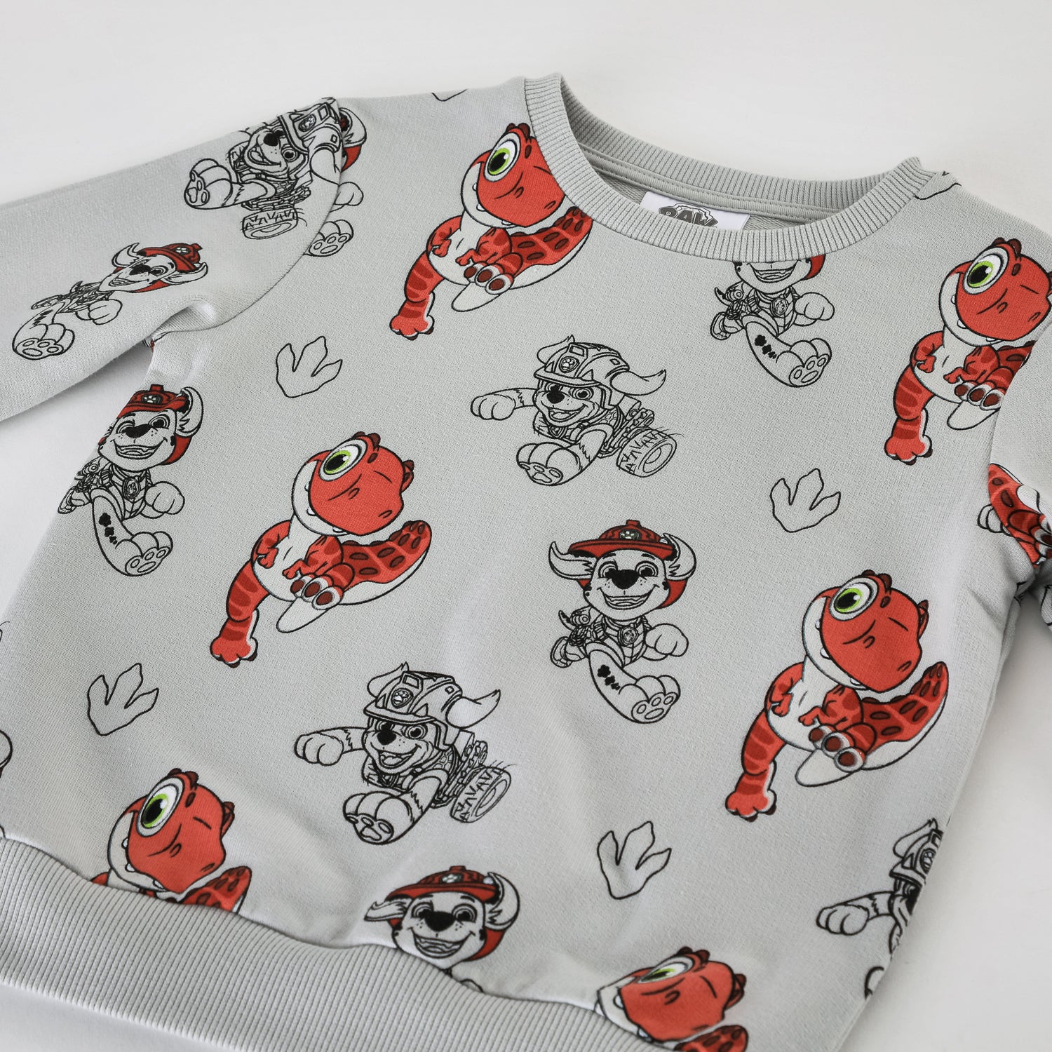 Conjunto Buzo Niño Full Print Gris Paw Patrol