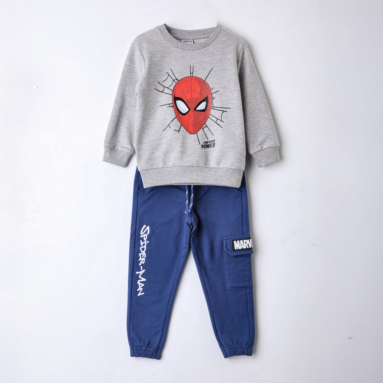 Conjunto Buzo Niño Cara Gris Marvel