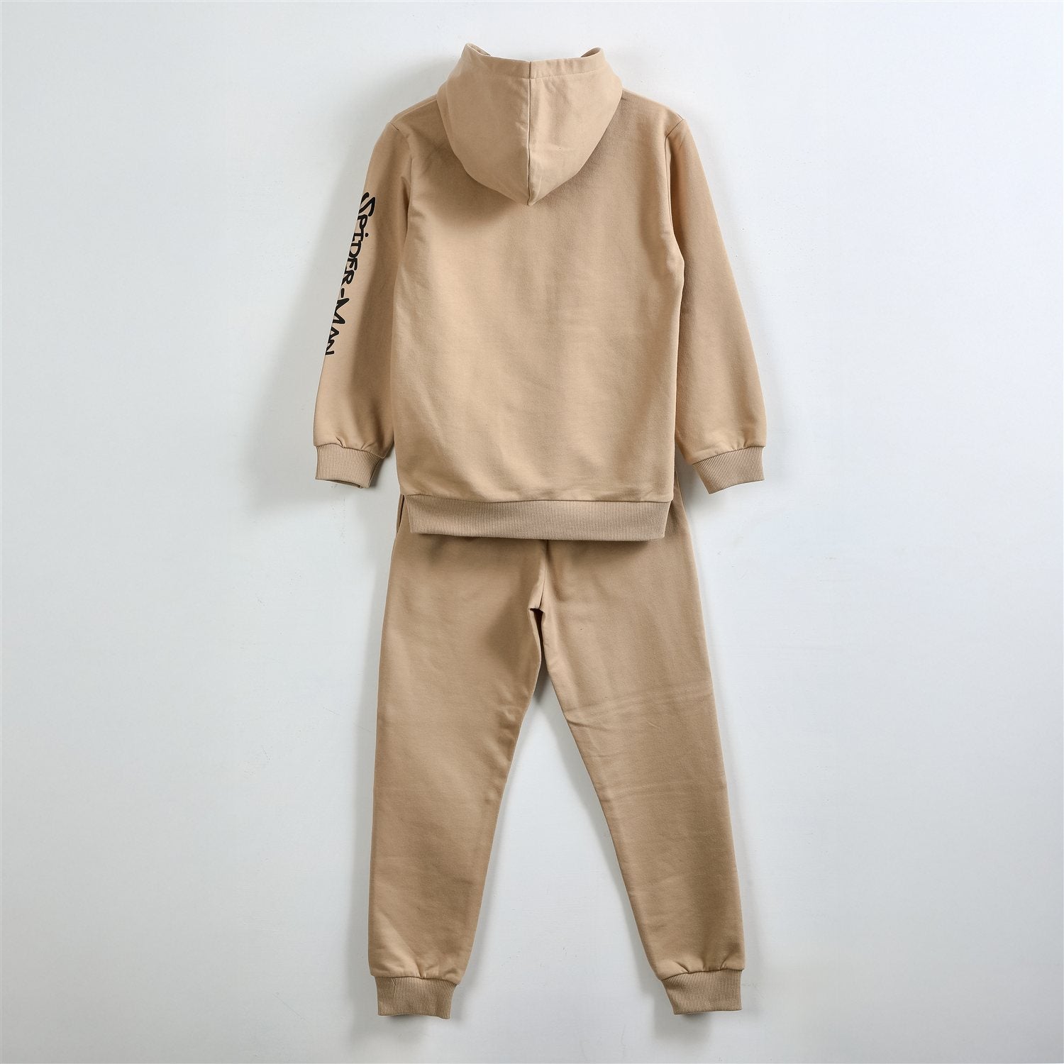Conjunto Buzo Niño Cara Spiderman Café Marvel