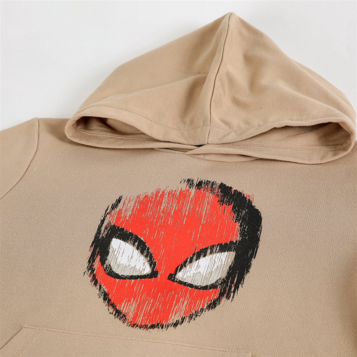 Conjunto Buzo Niño Cara Spiderman Café Marvel