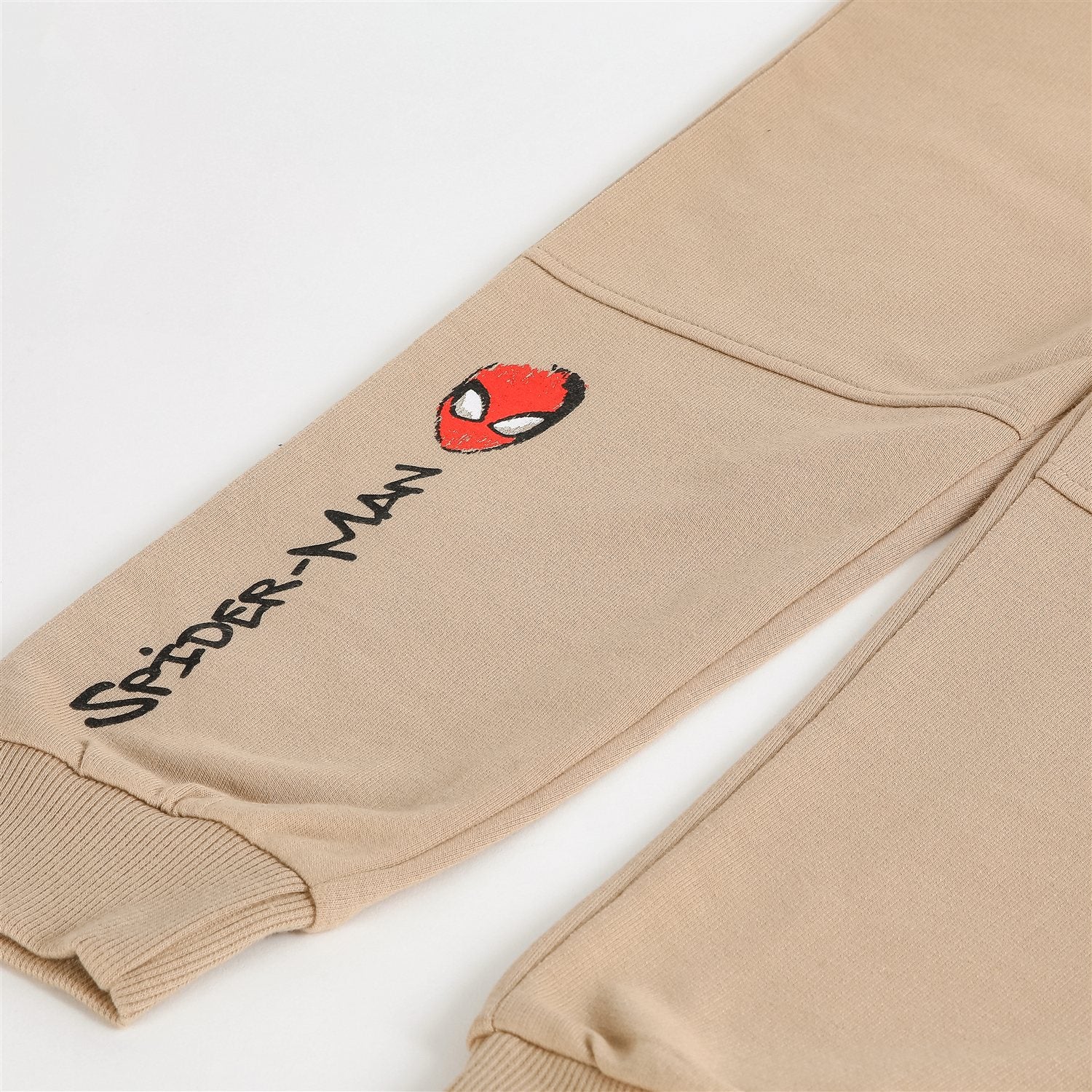 Conjunto Buzo Niño Cara Spiderman Café Marvel