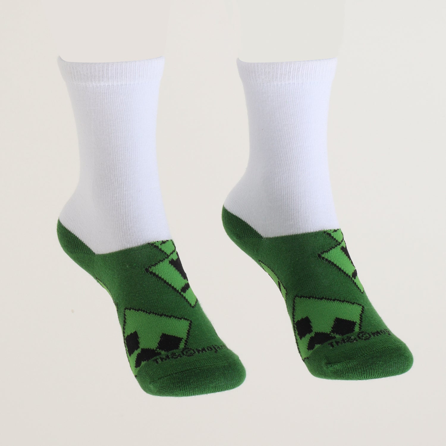 Pack Calcetines Niño Iconos Blanco Minecraft