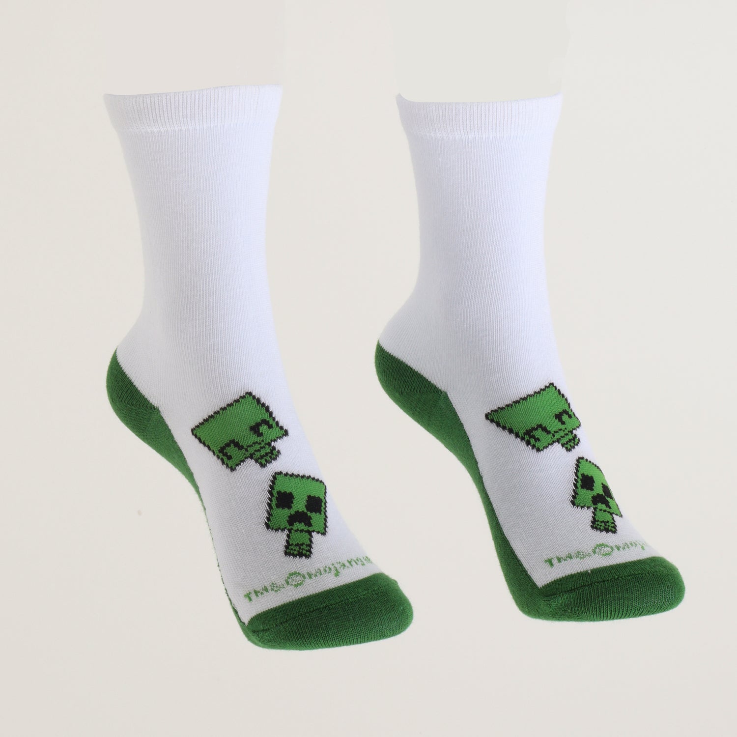 Pack Calcetines Niño Iconos Blanco Minecraft