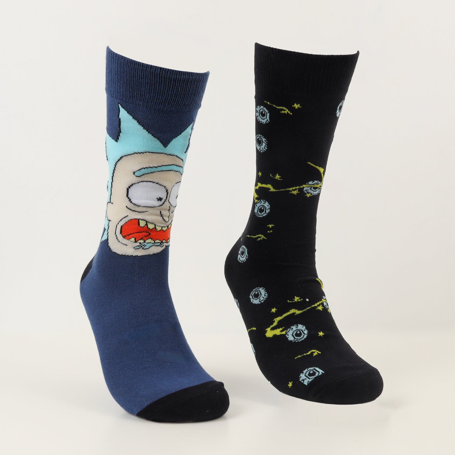 Bipack Calcetín Hombre Azul Rick and Morty