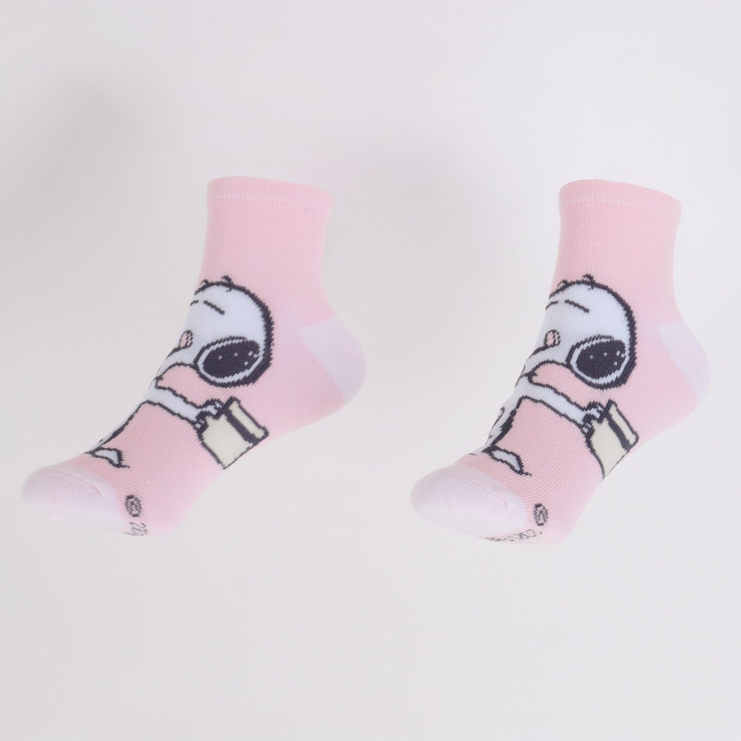 Tripack Calcetín Mujer Rosado Sweet Snoopy