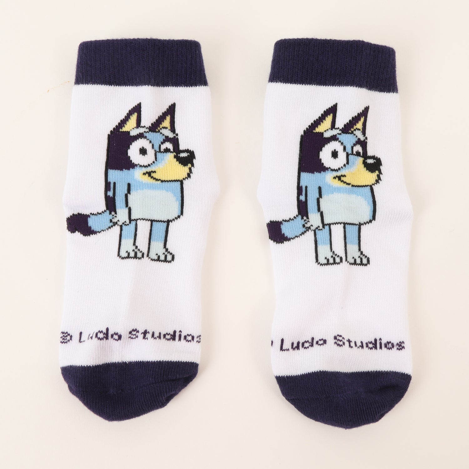 Tripack Calcetines Niño Celeste Personaje Bluey