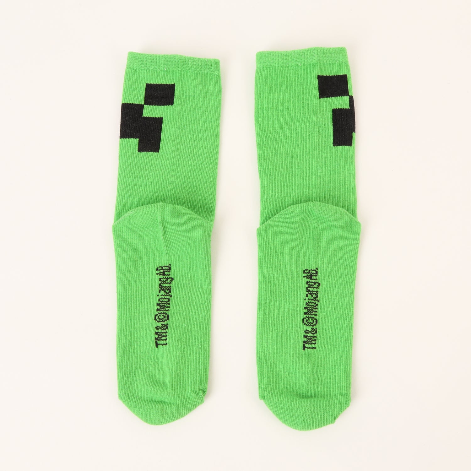 Tripack Calcetín Niño Verde Creeper Minecraft