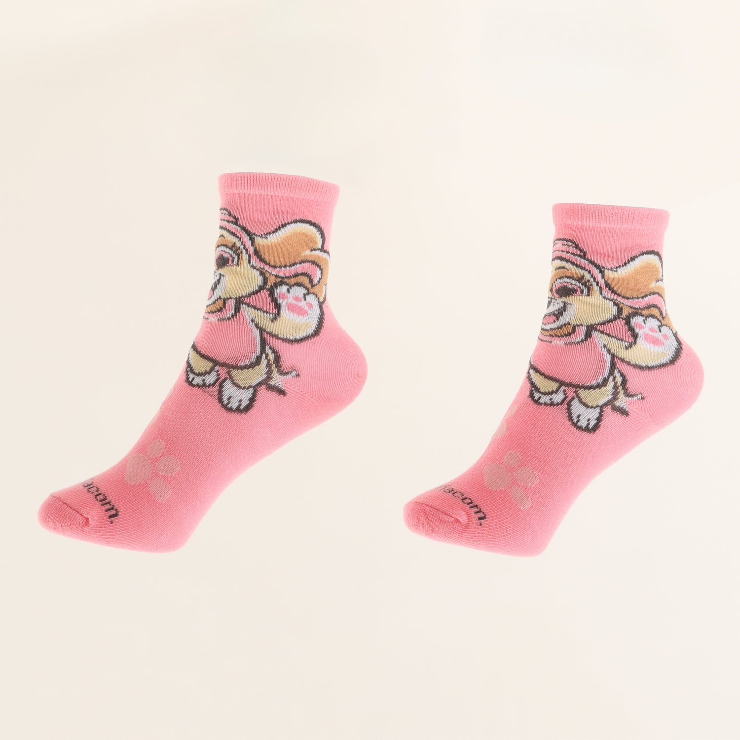 Tripack Calcetines Niña Rosado Full Print Skye Paw Patrol