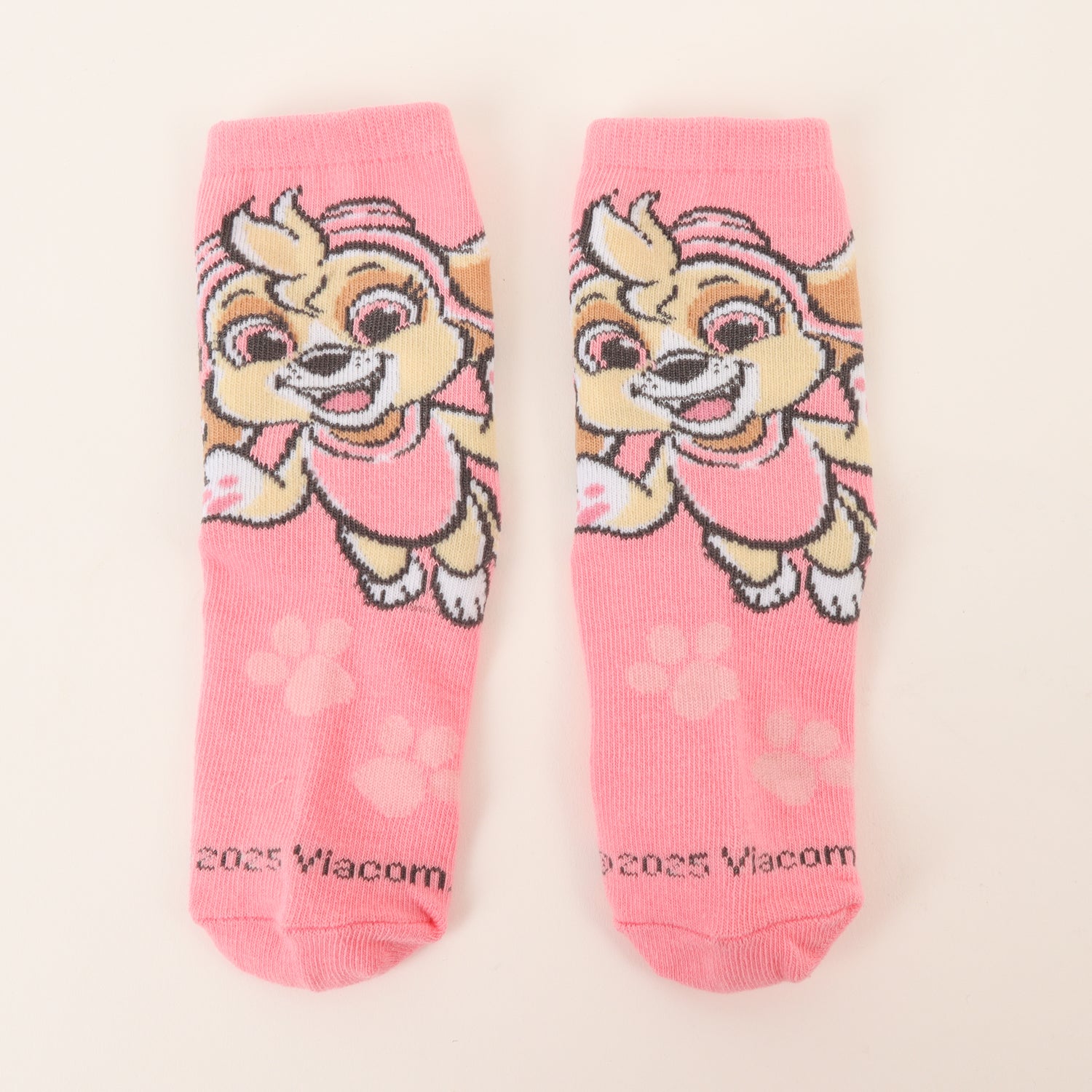 Tripack Calcetines Niña Rosado Full Print Skye Paw Patrol