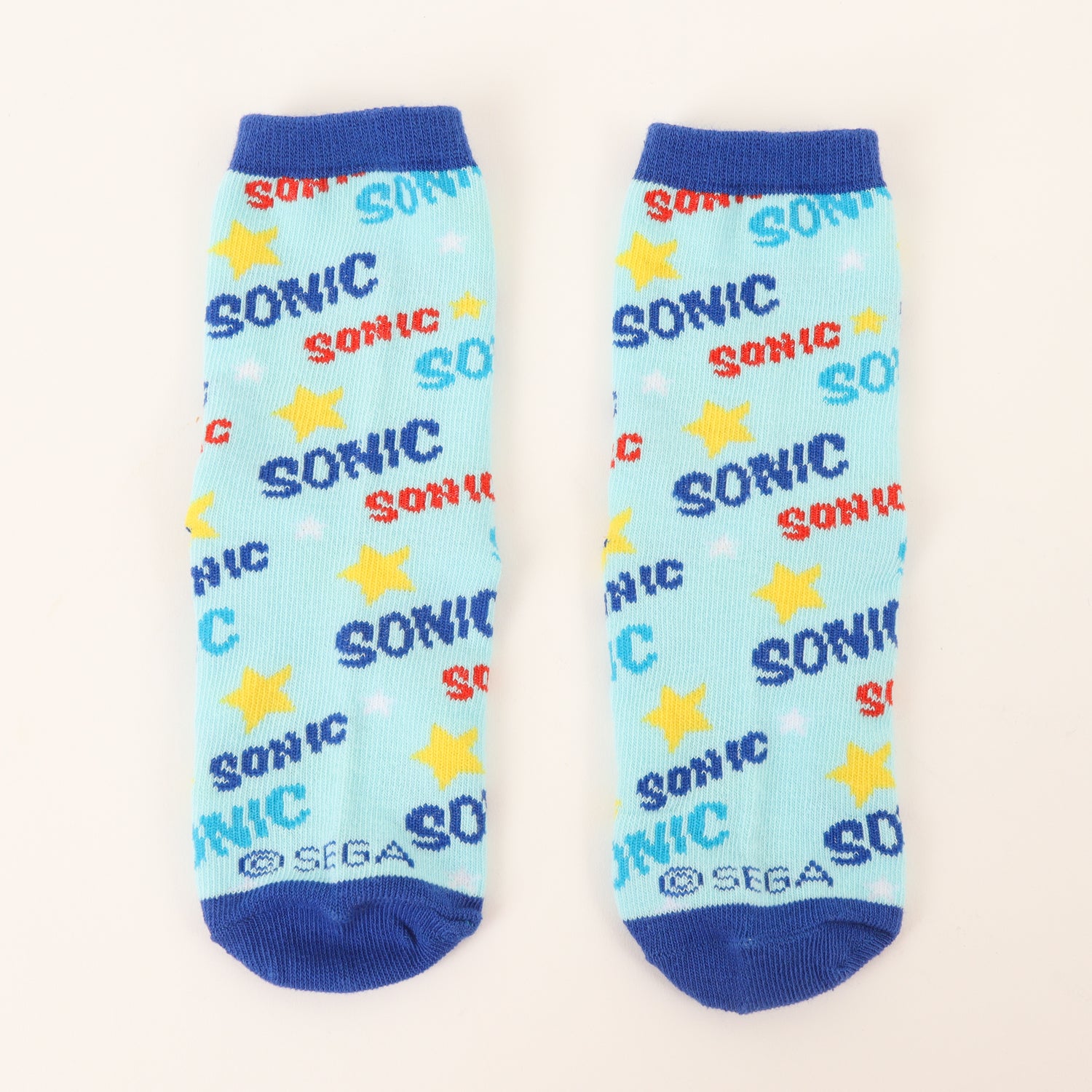 Tripack Calcetines Niño Azul Full Print Sonic