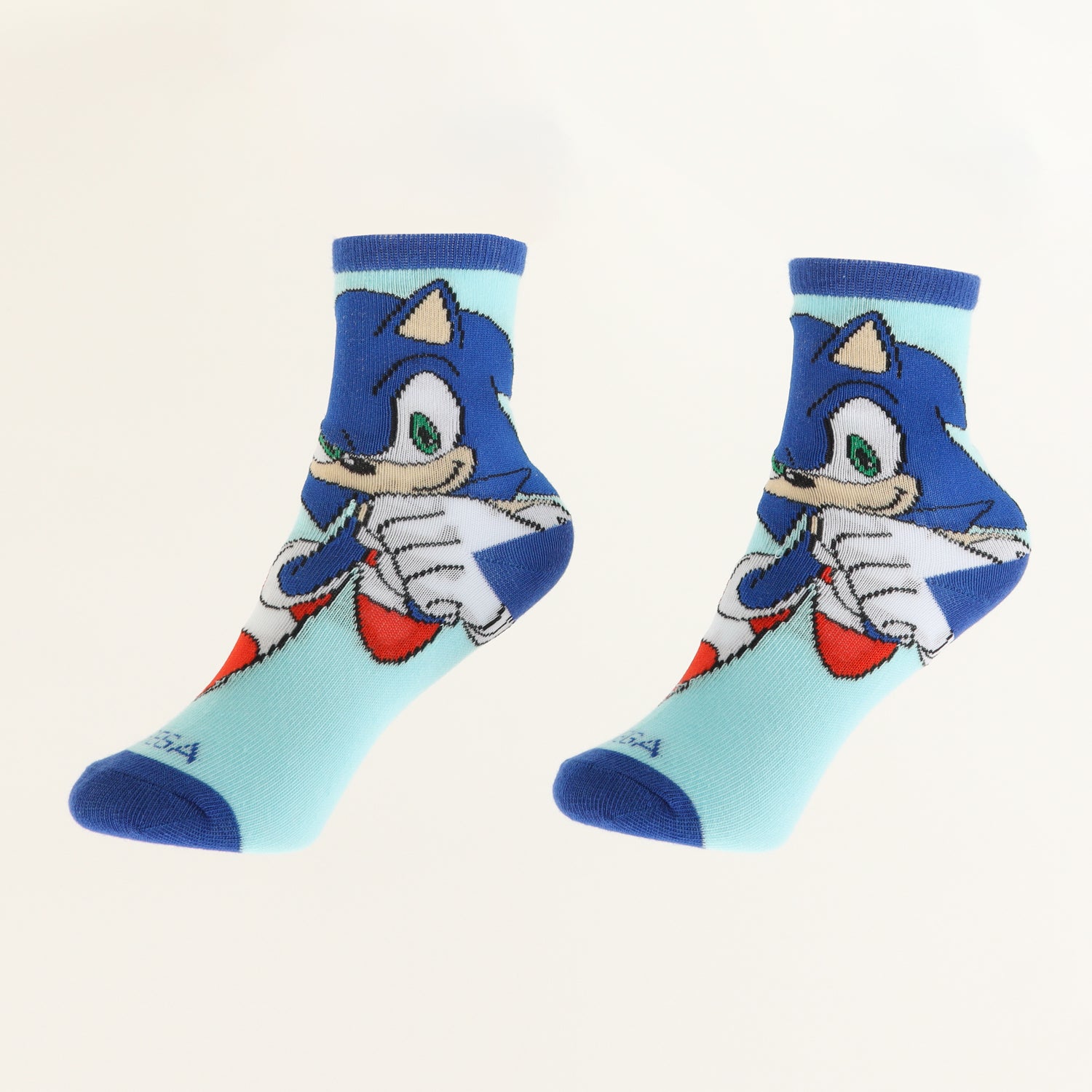 Tripack Calcetines Niño Azul Full Print Sonic