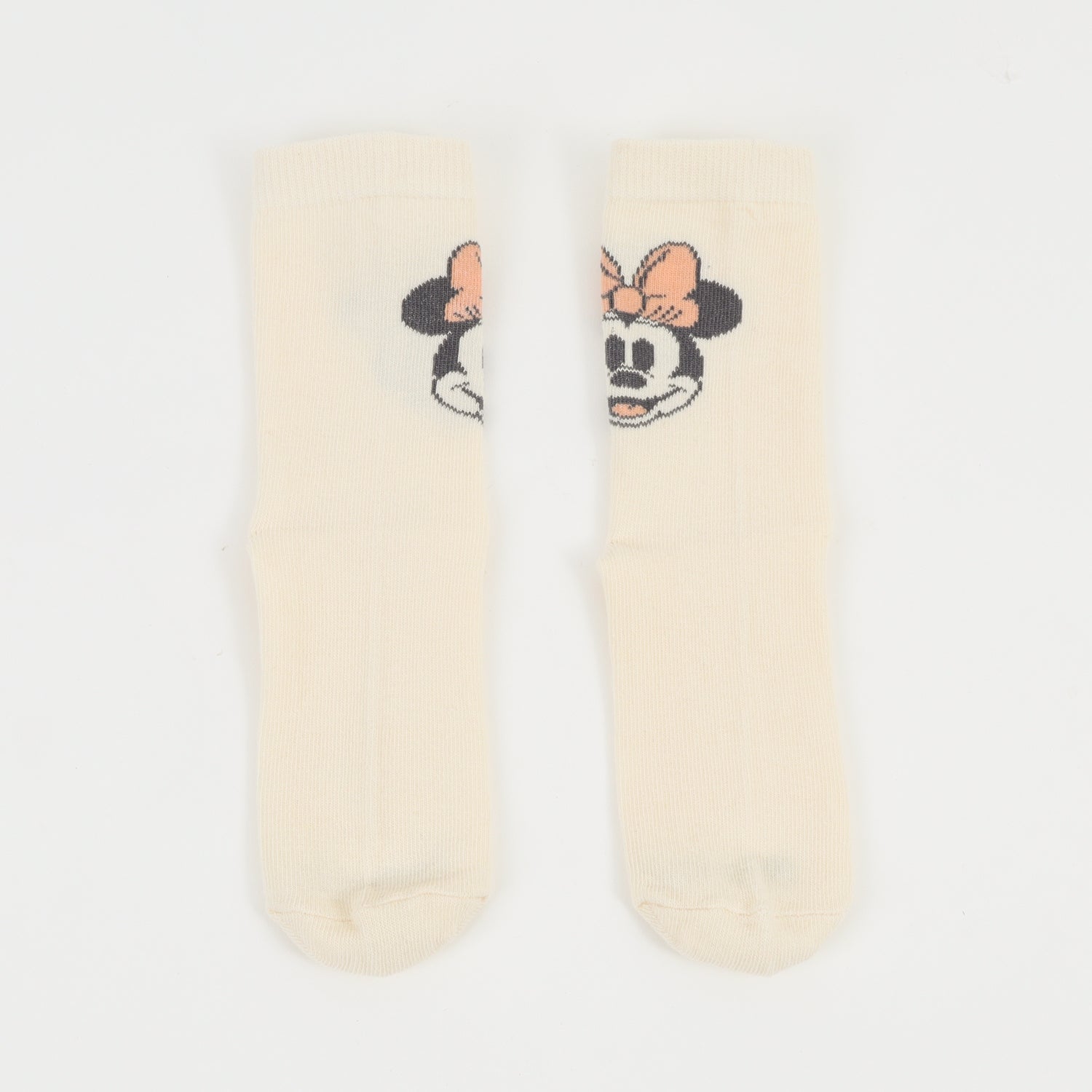 Tripack Calcetines Niña Rosado Flores Minnie Disney