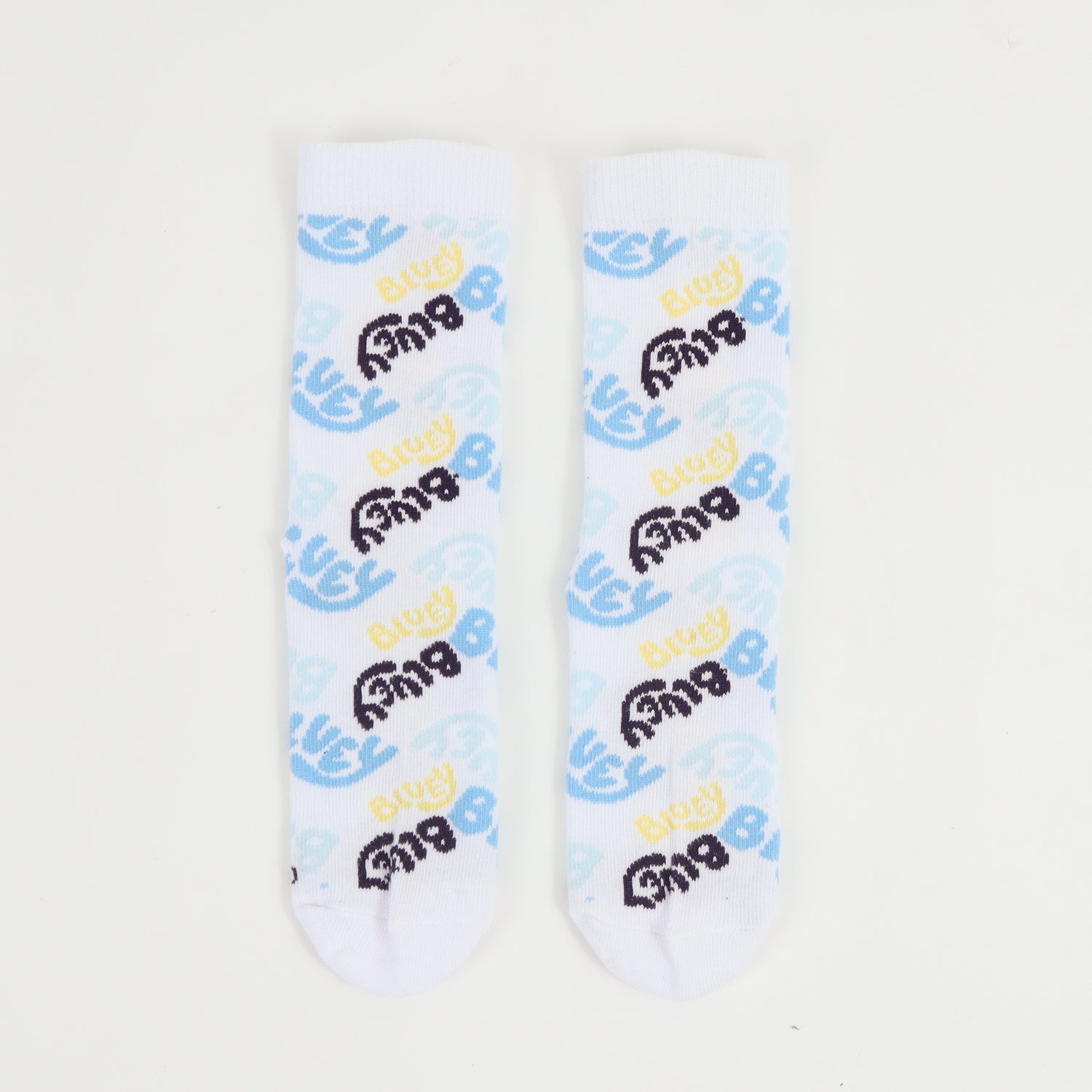 Tripack Calcetines Niño Blanco Logos Bluey