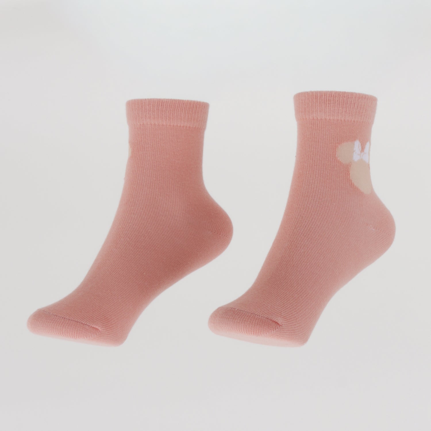 Tripack Calcetines Niña Damasco Carita Minnie Disney