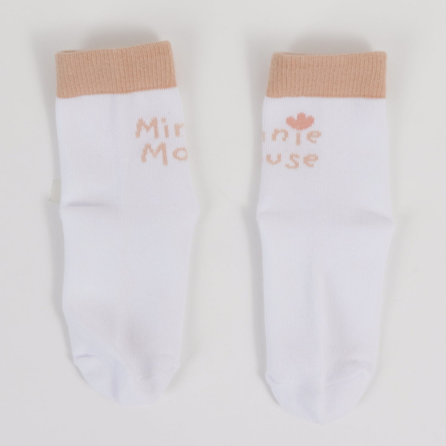 Tripack Calcetines Niña Damasco Carita Minnie Disney