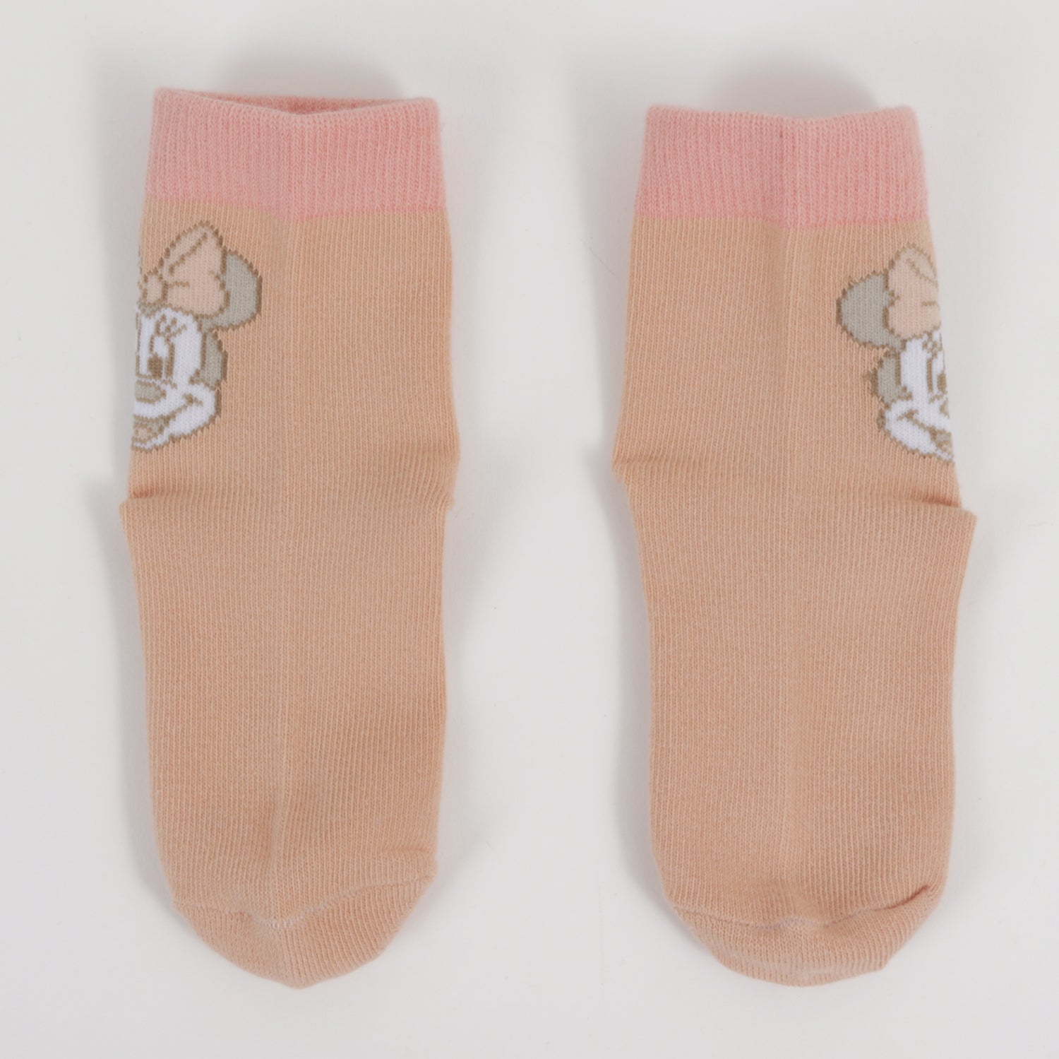 Tripack Calcetines Niña Damasco Carita Minnie Disney