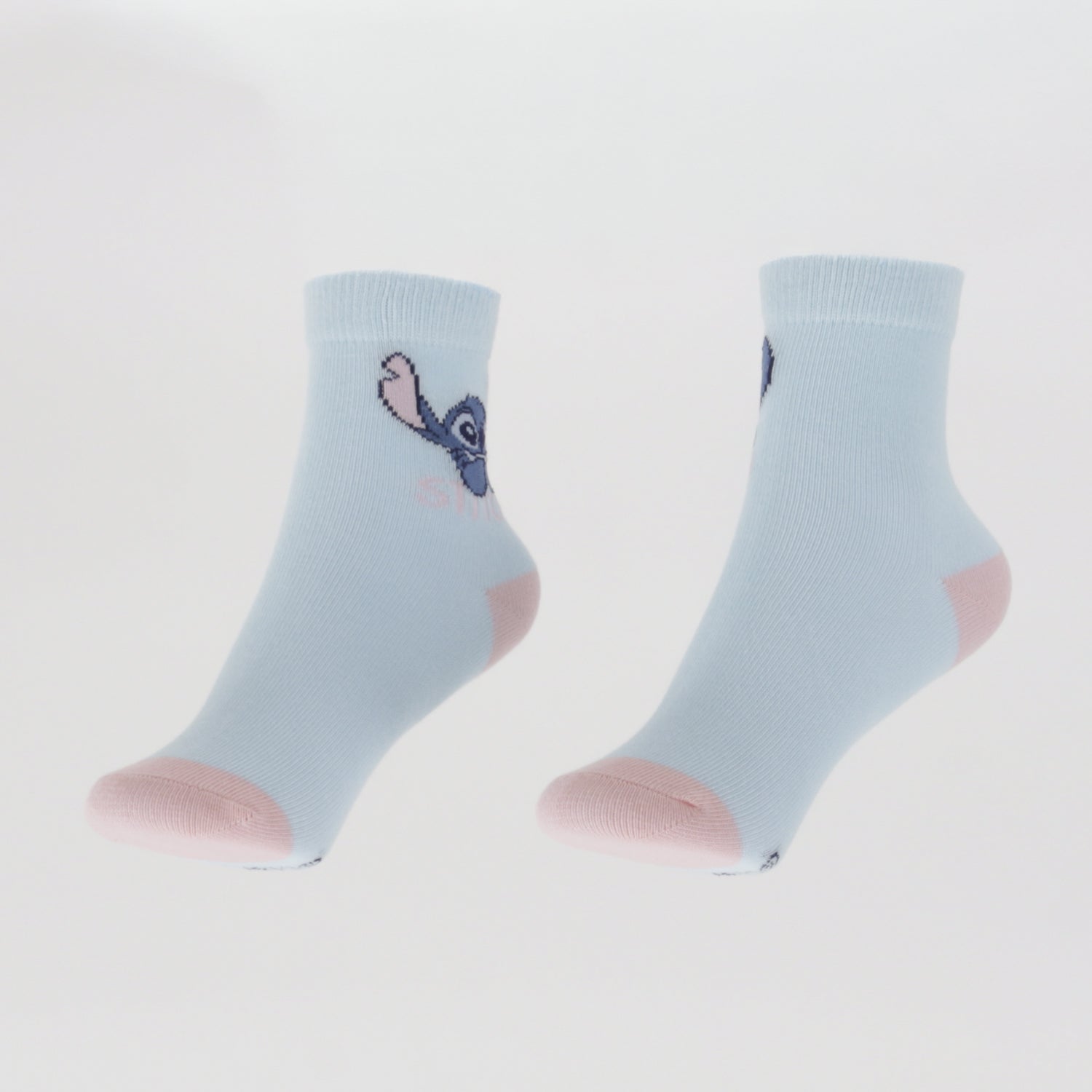 Tripack Calcetines Niña Rosado Print Lilo & Stitch Disney