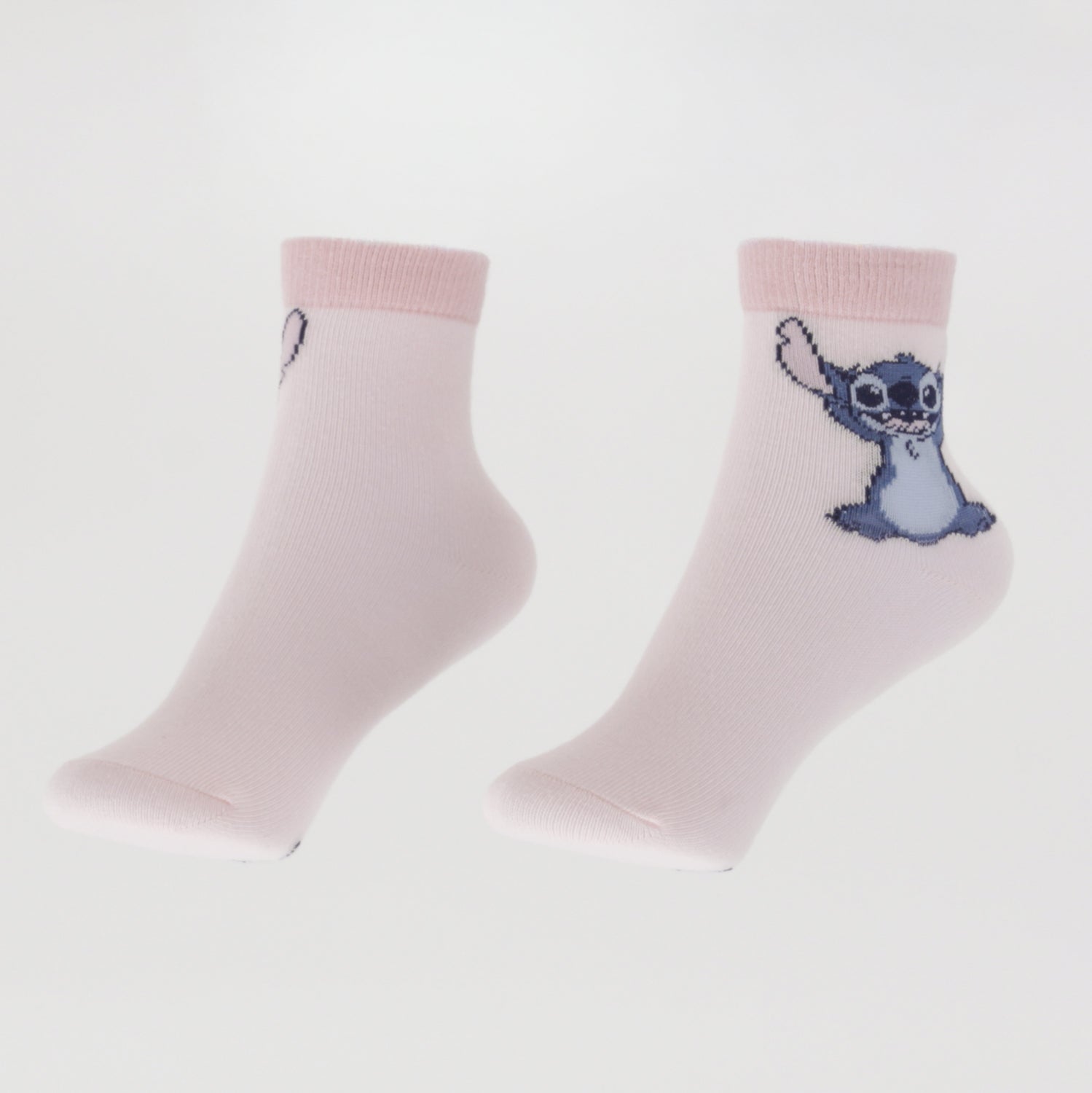 Tripack Calcetines Niña Rosado Print Lilo & Stitch Disney
