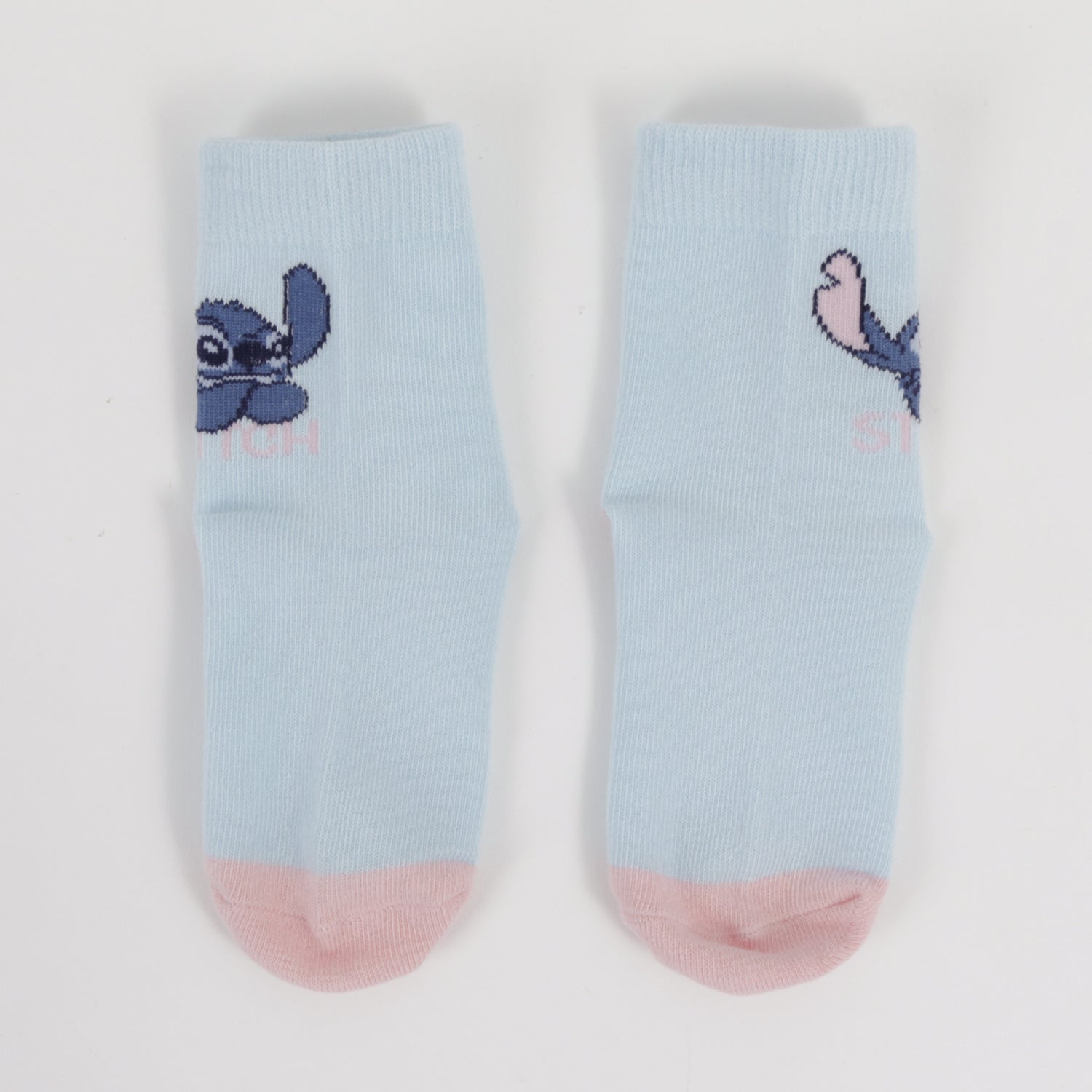 Tripack Calcetines Niña Rosado Print Lilo & Stitch Disney