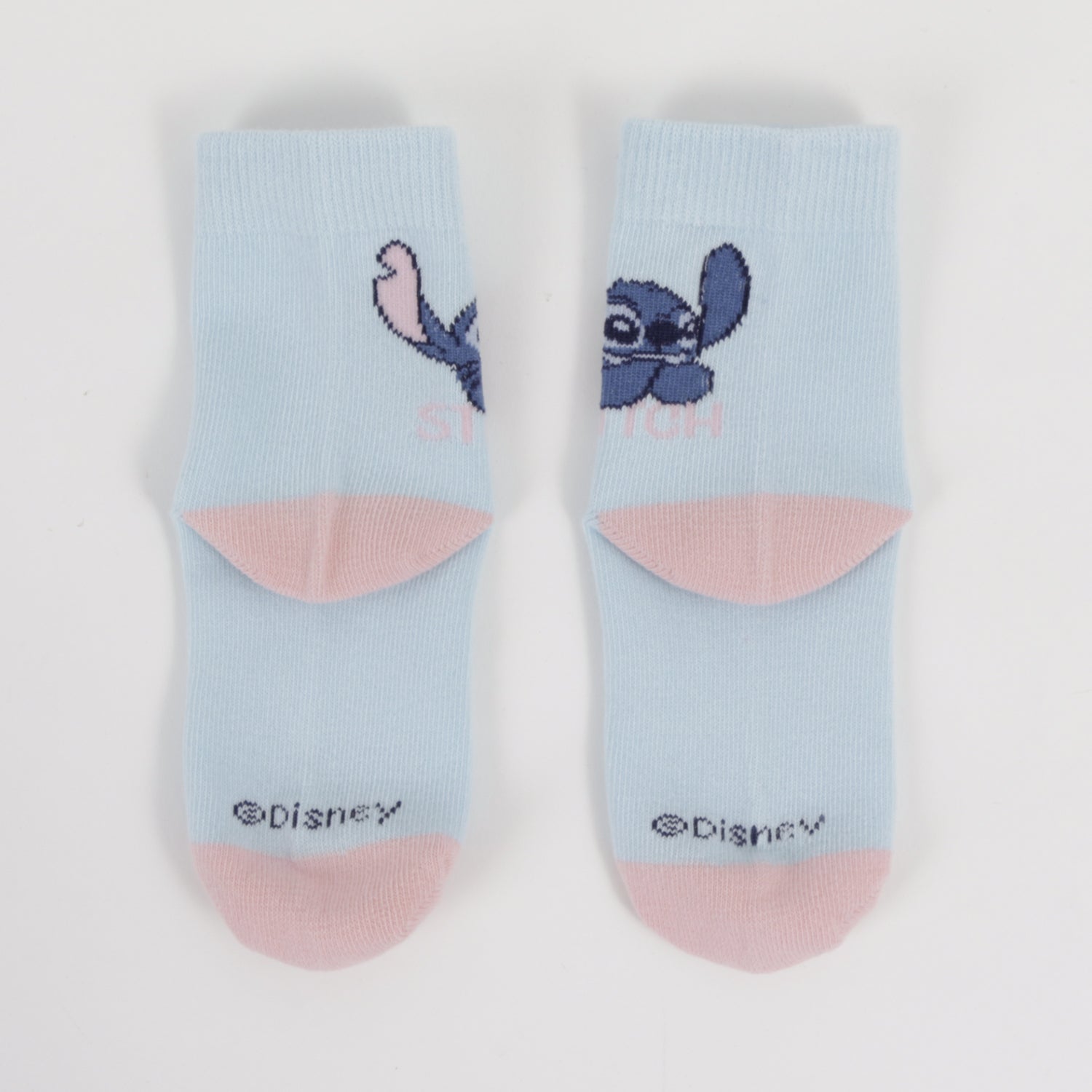Tripack Calcetines Niña Rosado Print Lilo & Stitch Disney