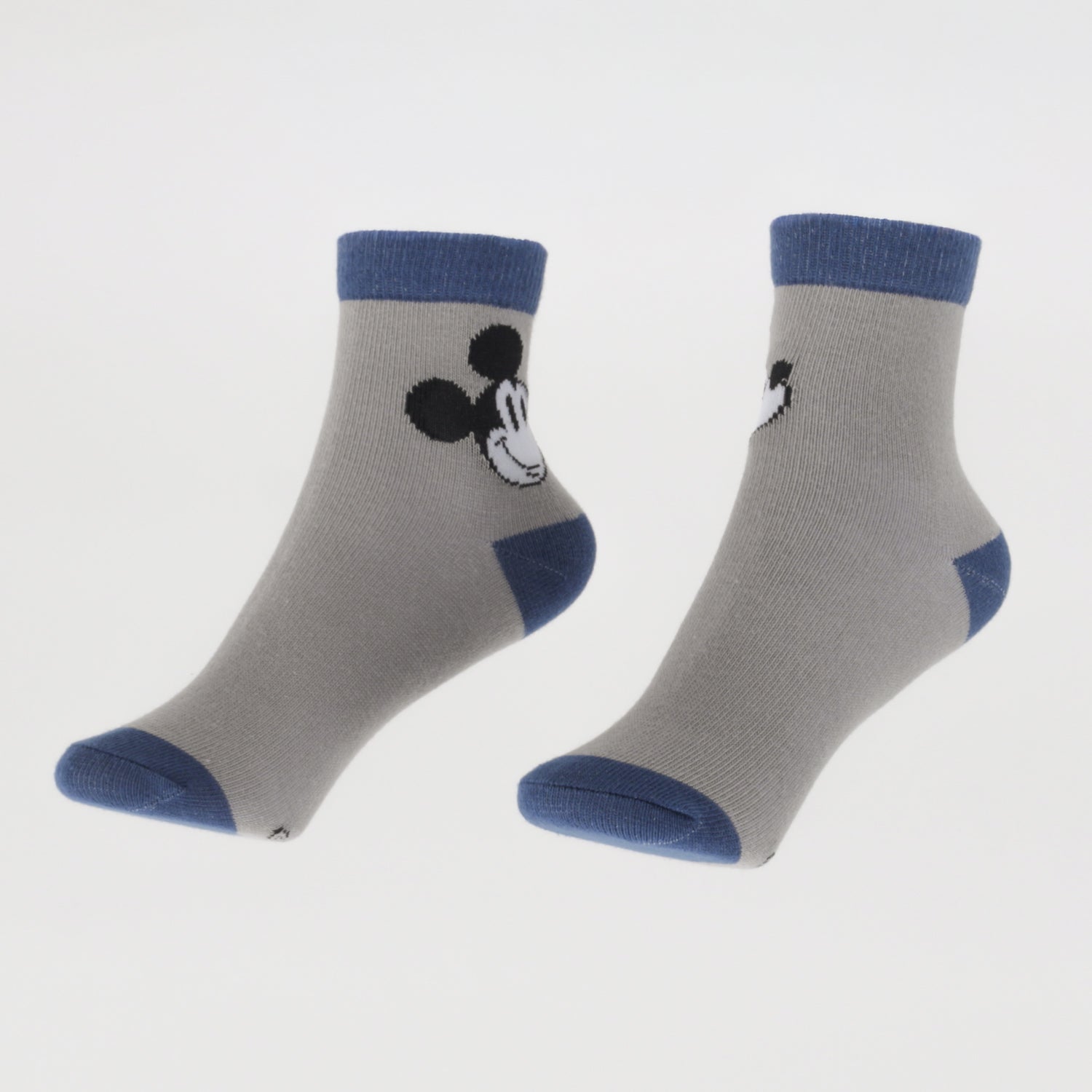 Tripack Calcetines Niño Azul Carita Mickey Disney