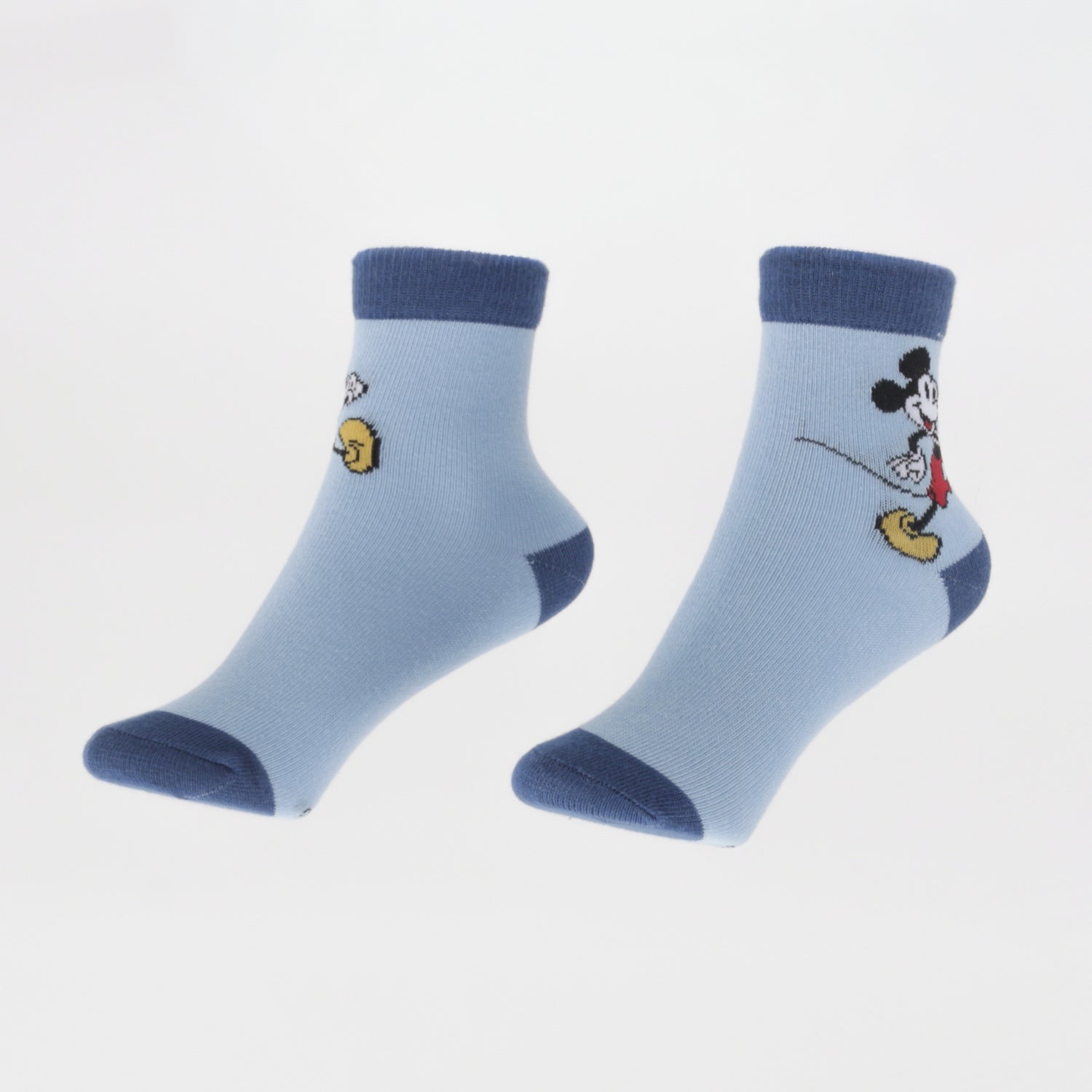 Tripack Calcetines Niño Azul Carita Mickey Disney