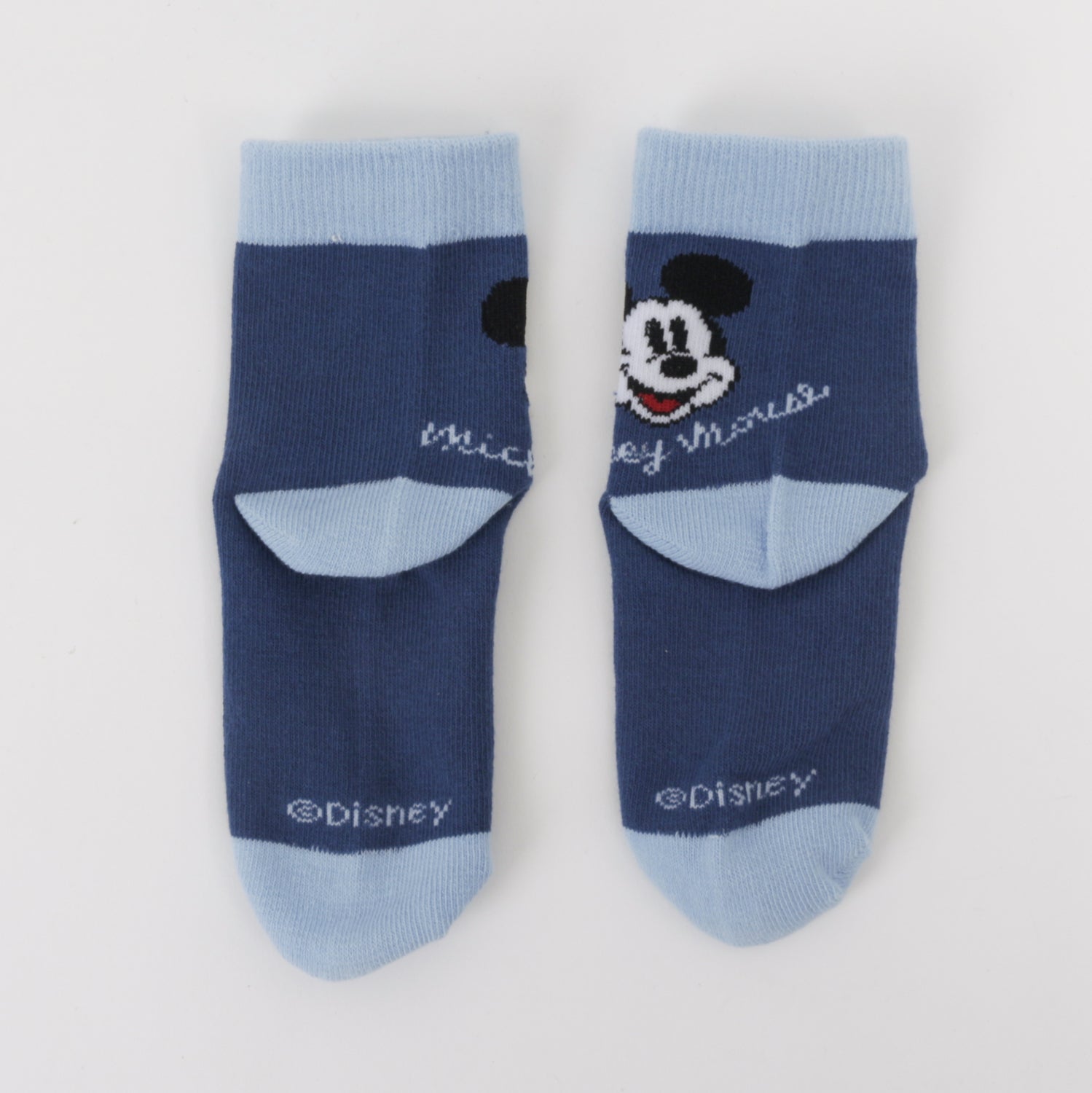Tripack Calcetines Niño Azul Carita Mickey Disney