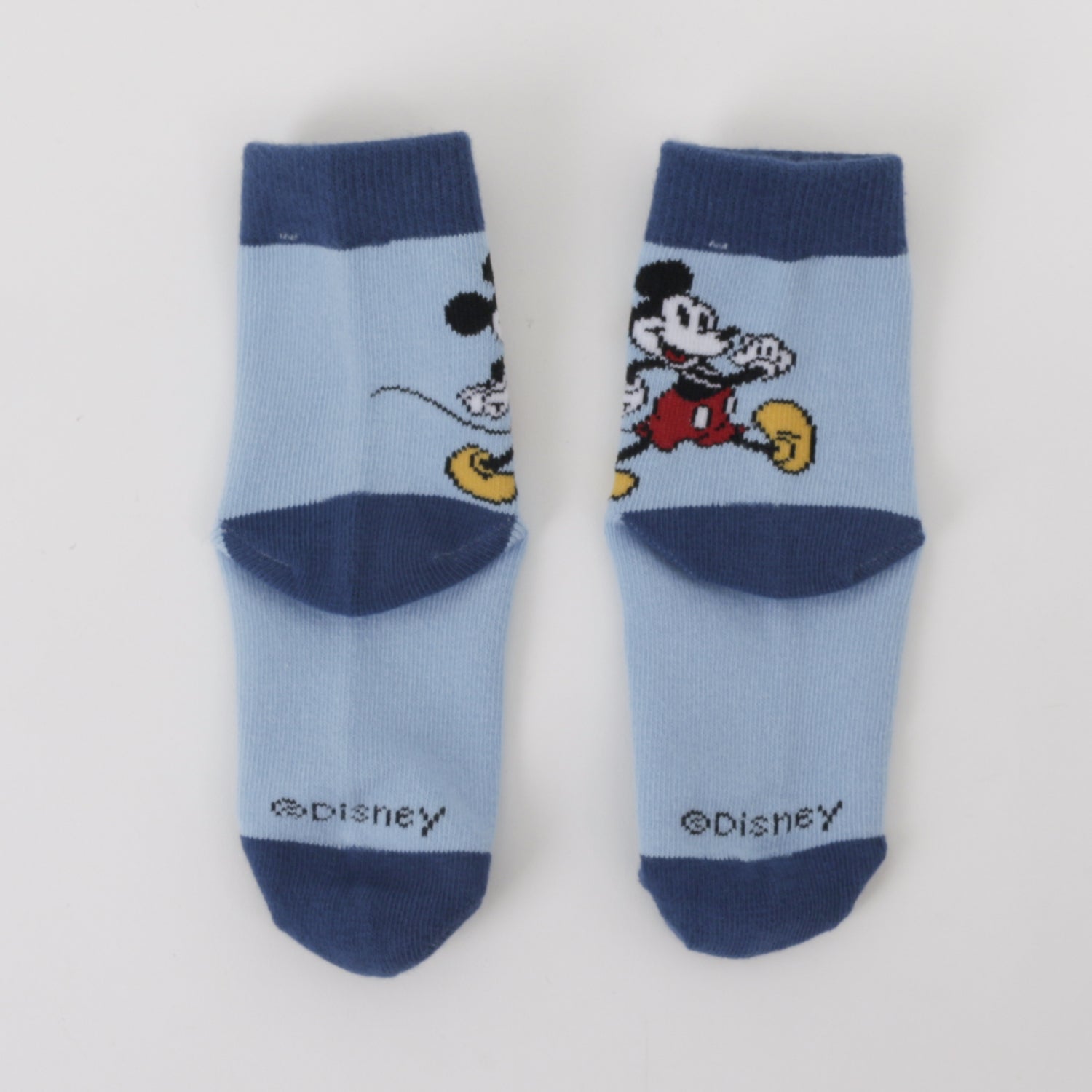 Tripack Calcetines Niño Azul Carita Mickey Disney