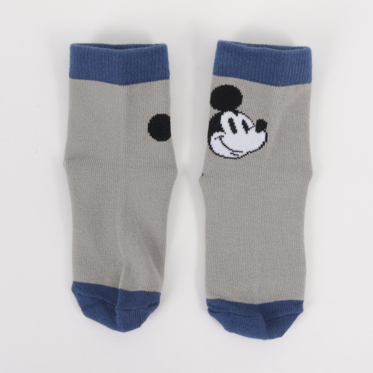 Tripack Calcetines Niño Azul Carita Mickey Disney