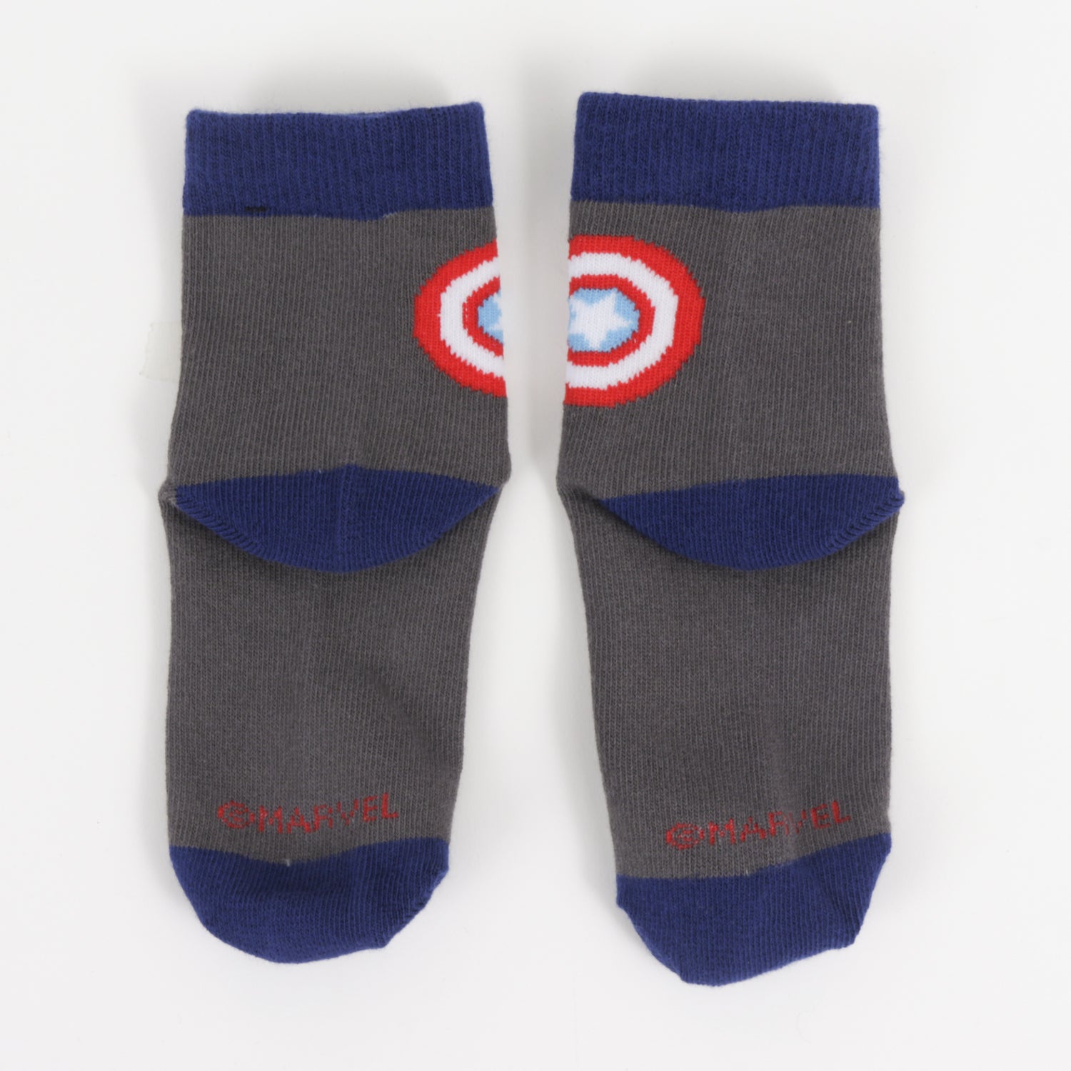 Tripack Calcetines Niño Gris Logos Avengers Marvel